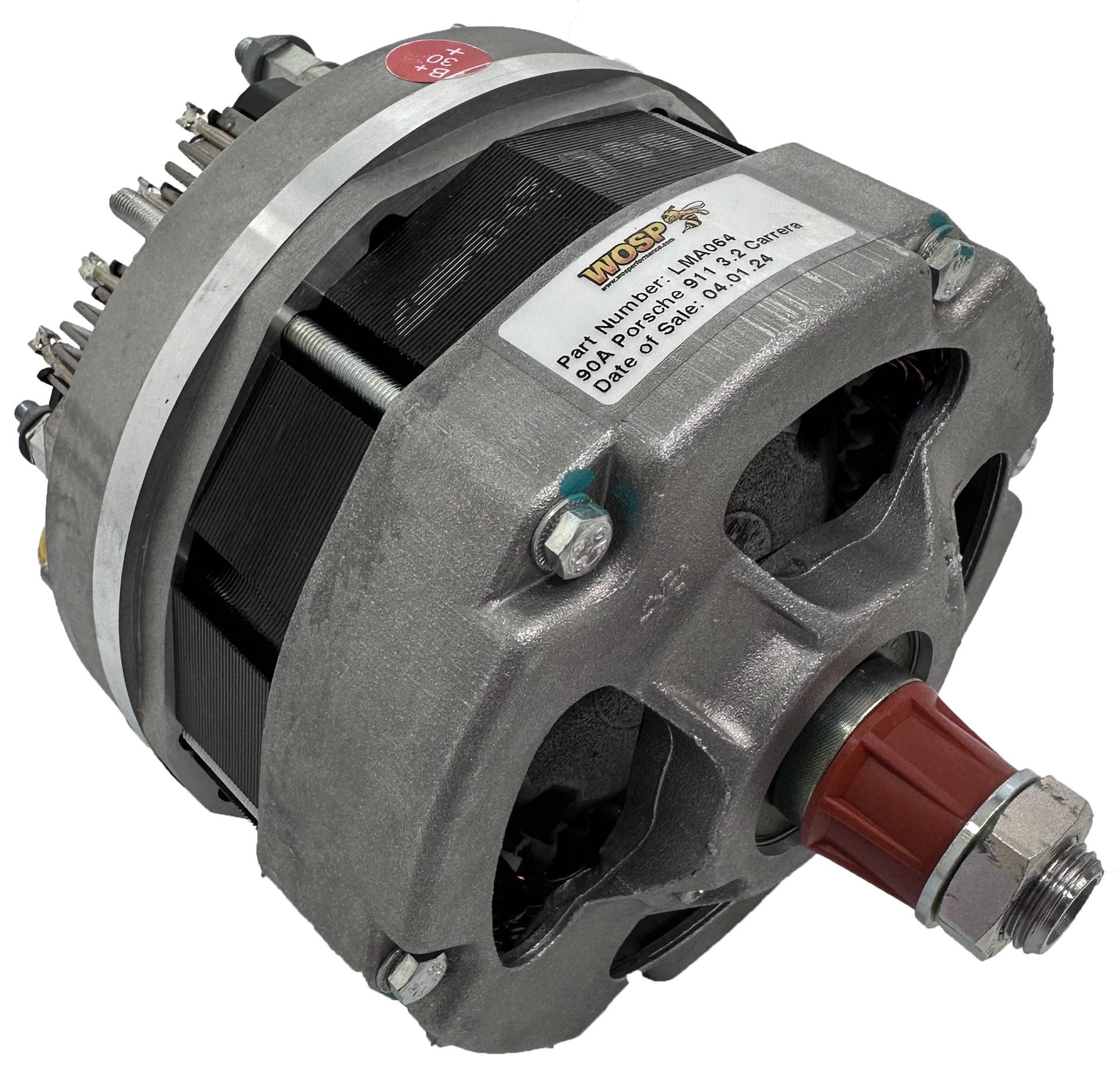 WOSPerformance Porsche 911 105A Alternator (Late 'thin' fan housing )