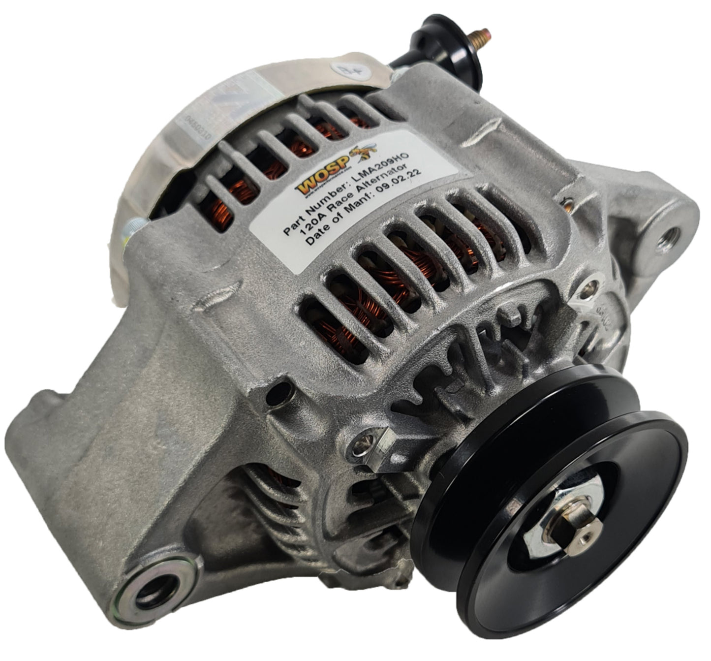 WOSPerformance 140A (180°) Universal 2-Lug Alternator