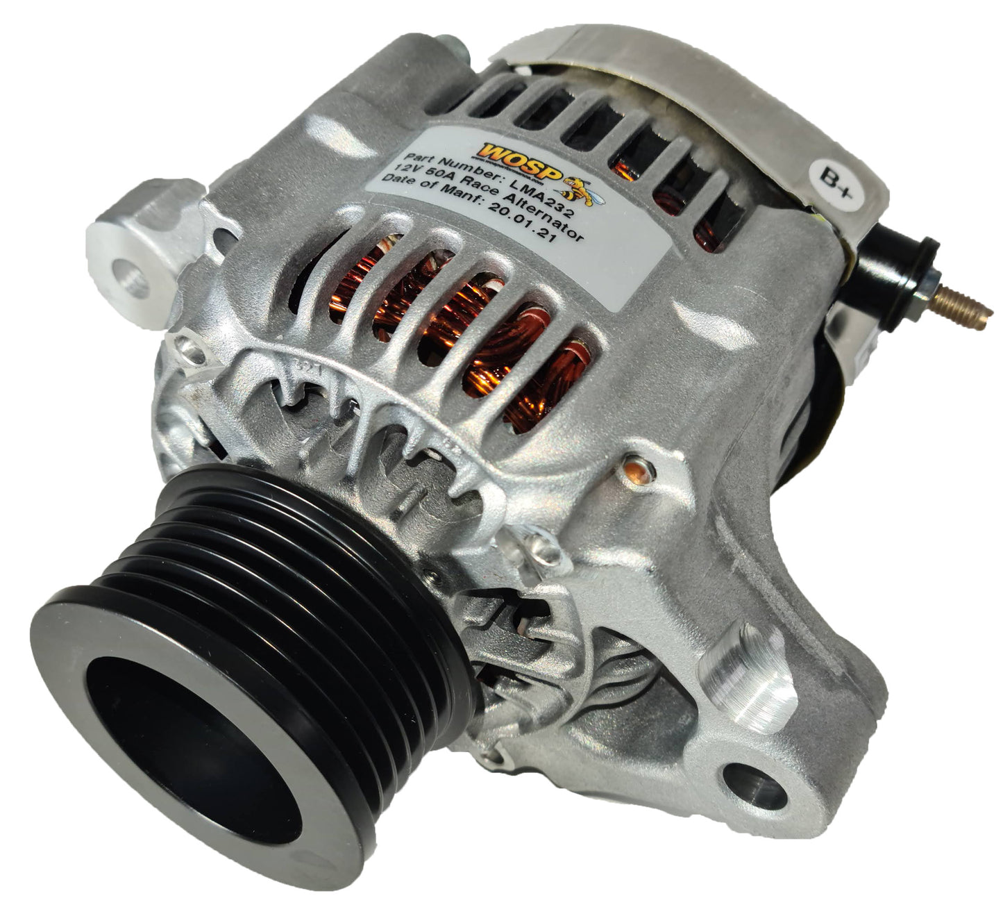 WOSPerformance Ford Duratec 50A Alternator (exhaust side)