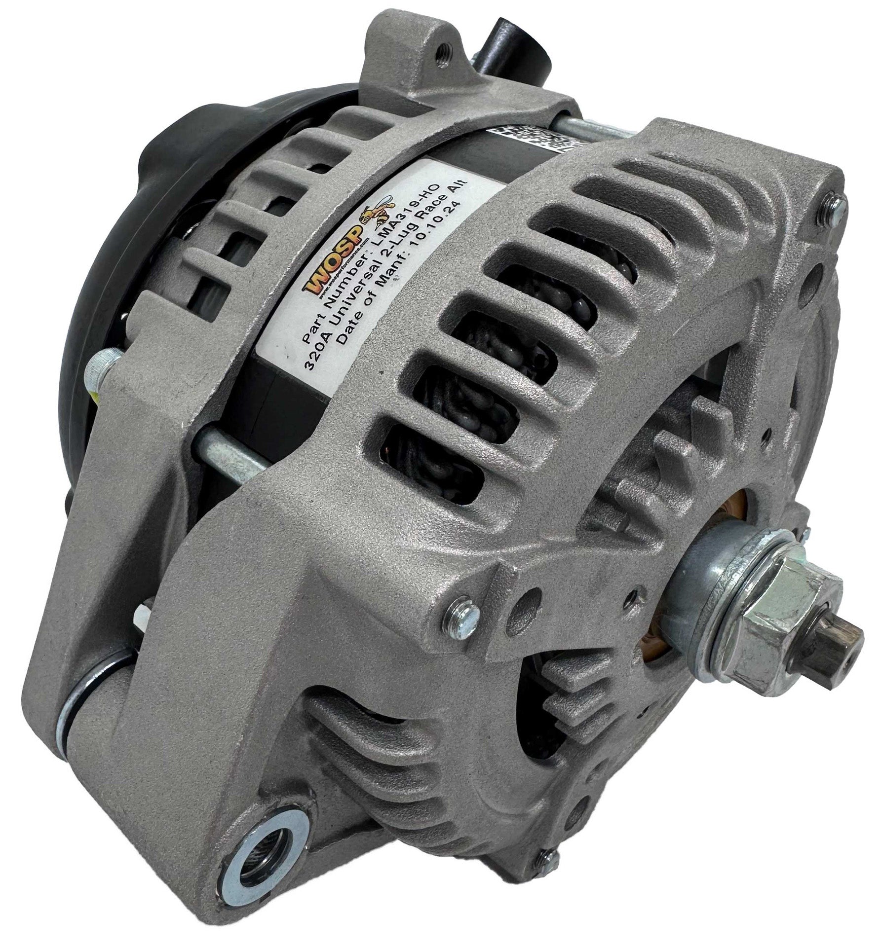 WOSPerformance 320A (180°) Universal 2-Lug Race Alternator