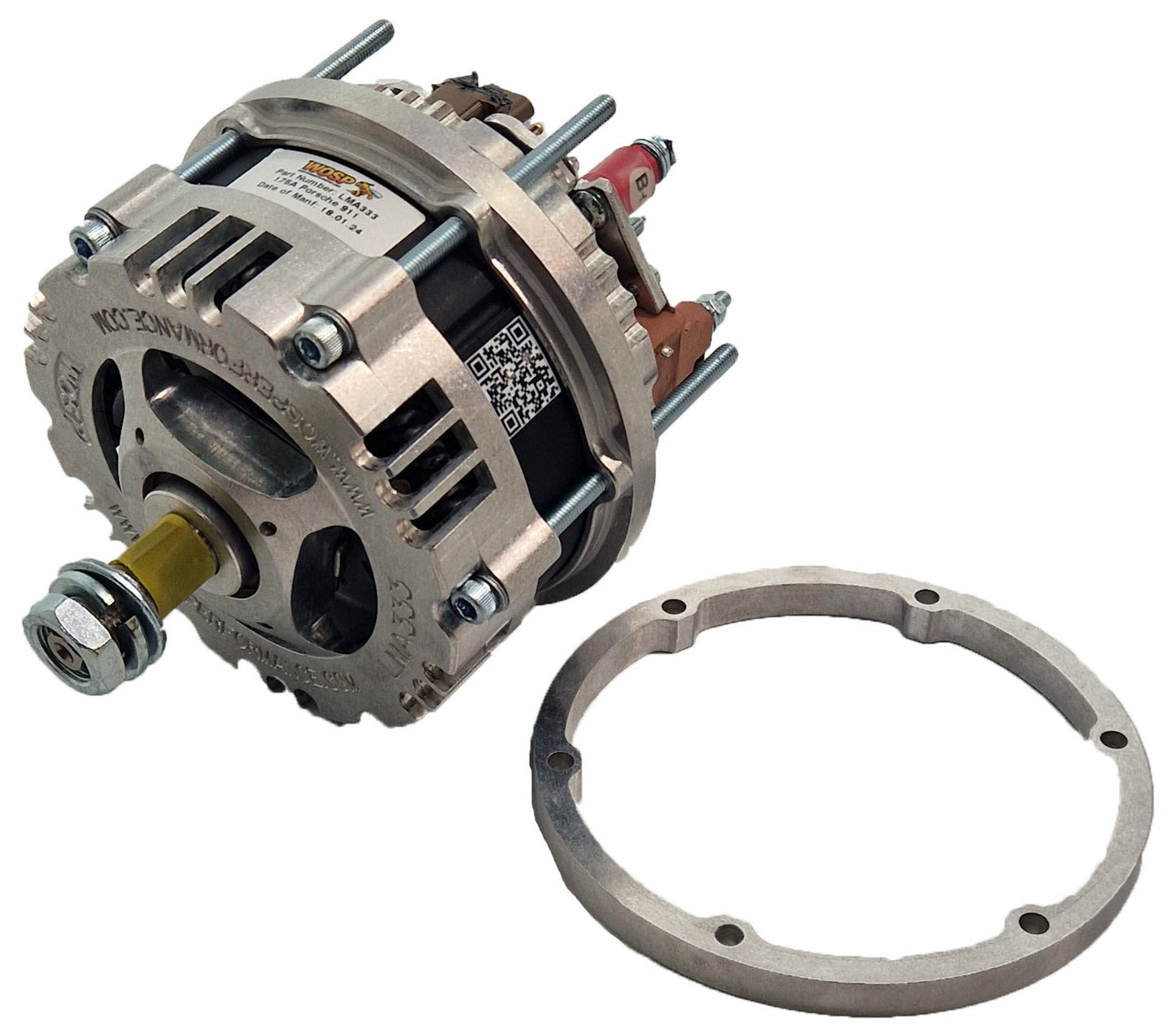 WOSPerformance Porsche 911 120A Alternator (Mid range 'medium' fan housing)