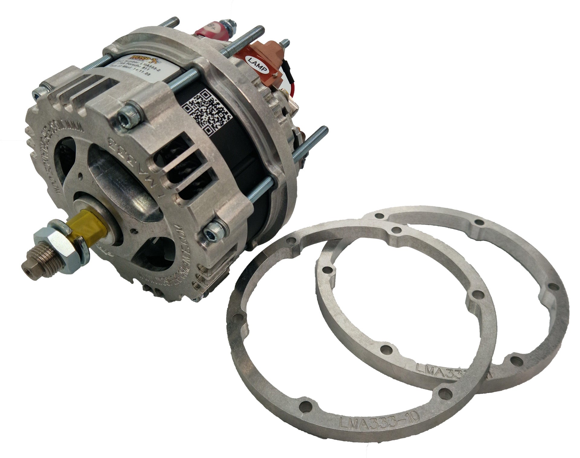 WOSPerformance Porsche 911 120A Alternator (Late 'thin' fan housing )