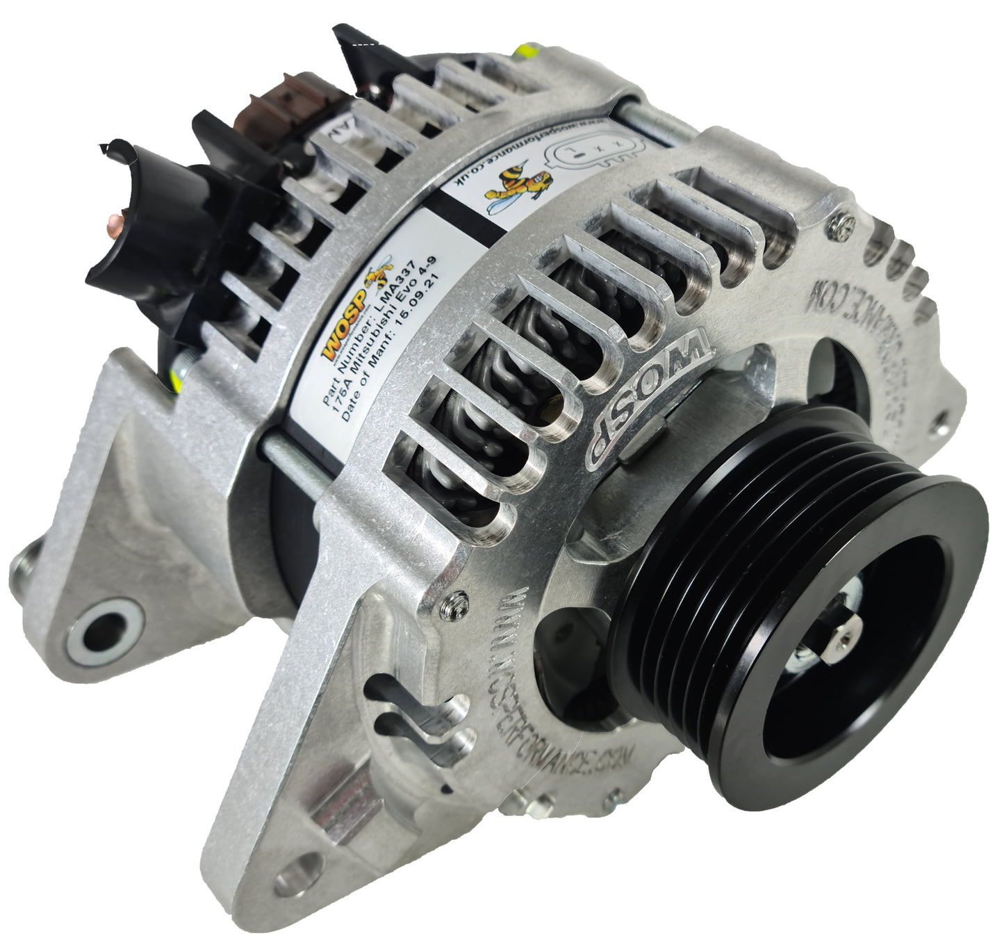 WOSPerformance Mitsubishi Lancer Evolution IV - IX 320A Alternator