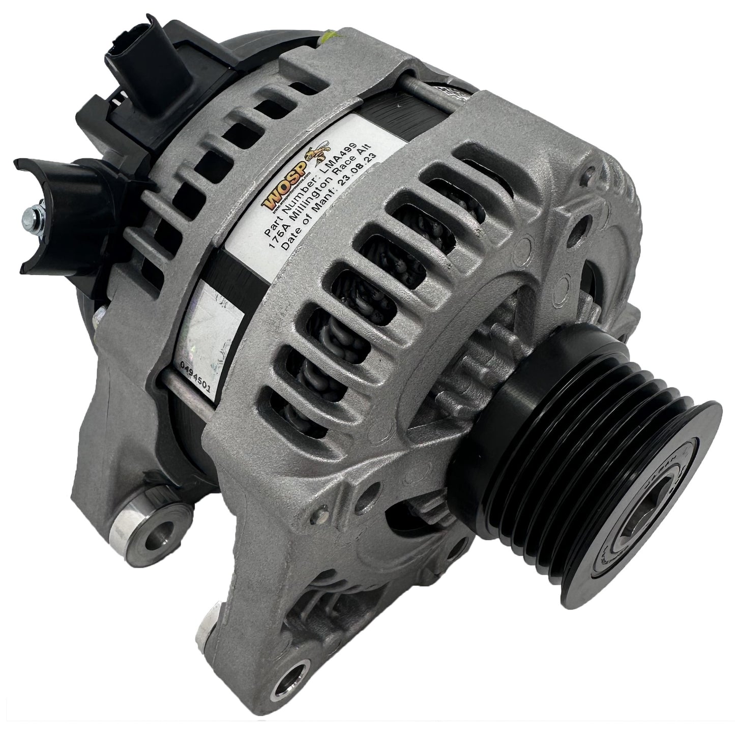 WOSPerformance Millington Diamond Series I / II 'heavy duty' 320A Alternator (4-Lug)