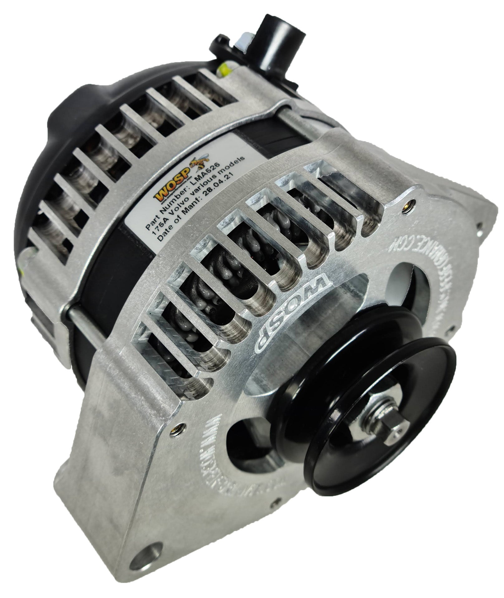 WOSPerformance Volvo 142 / 144 / 145 / 242 / 245 / Amazon / P1800 320A Alternator (Thick 41.5mm Lug)