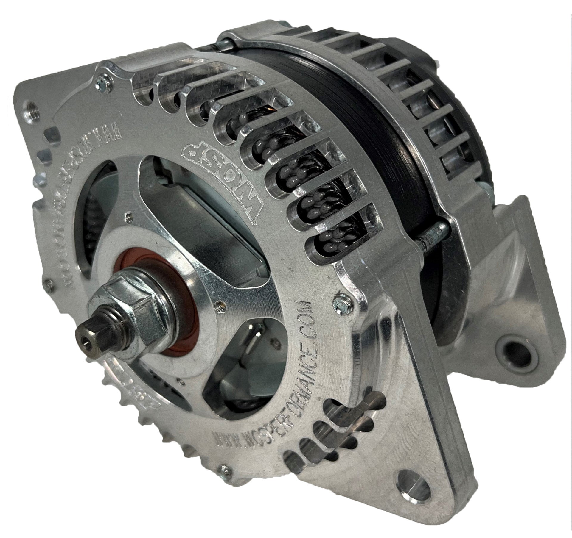 WOSPerformance 120A (180°) Universal 3-Lug Billet case Race Alternator