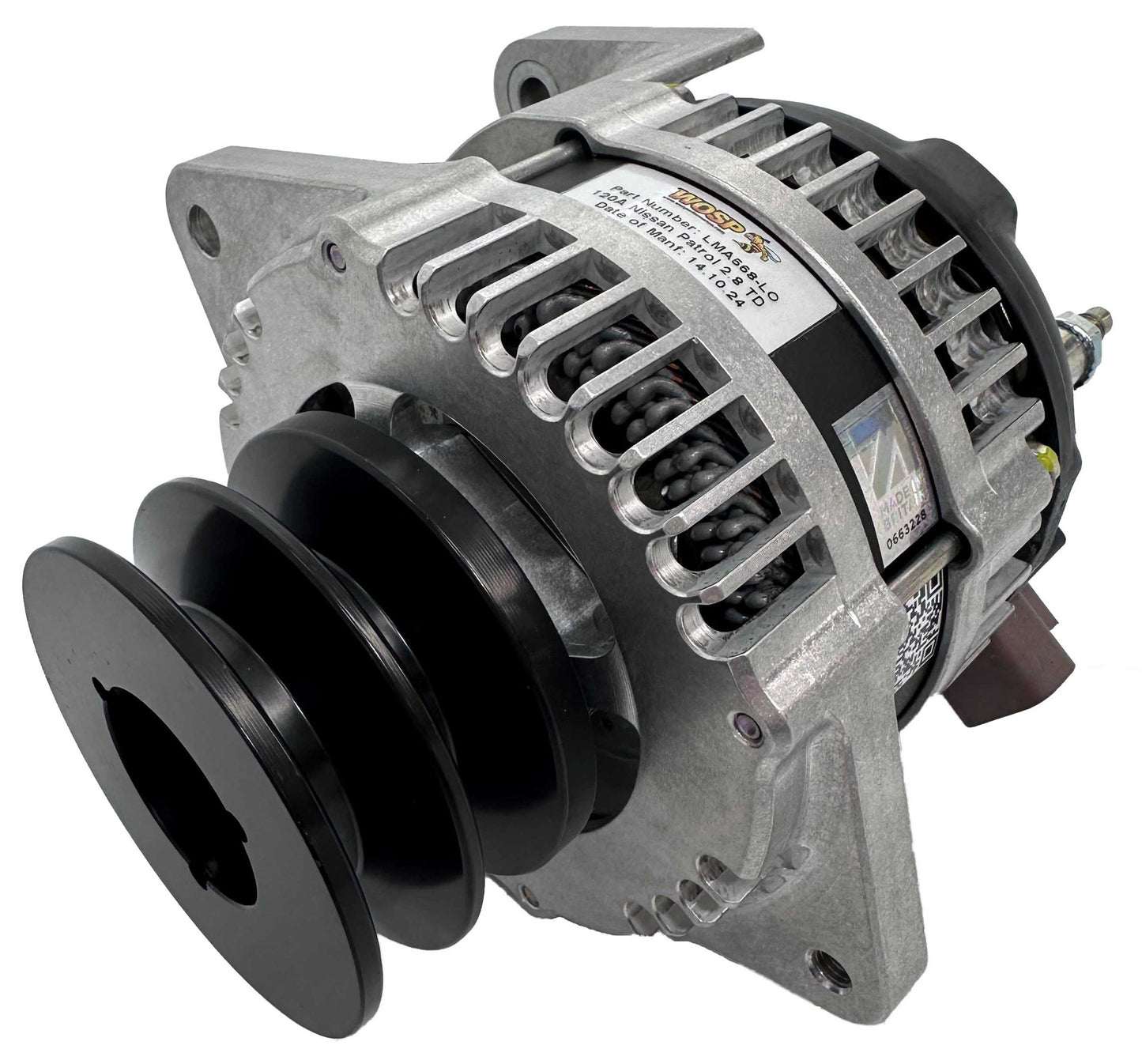 WOSPerformance Nissan Patrol 2.8 TD 320A Alternator