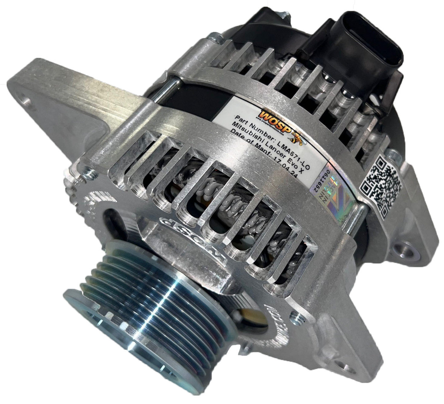 WOSPerformance Mitsubishi Lancer Evo X 320A Alternator