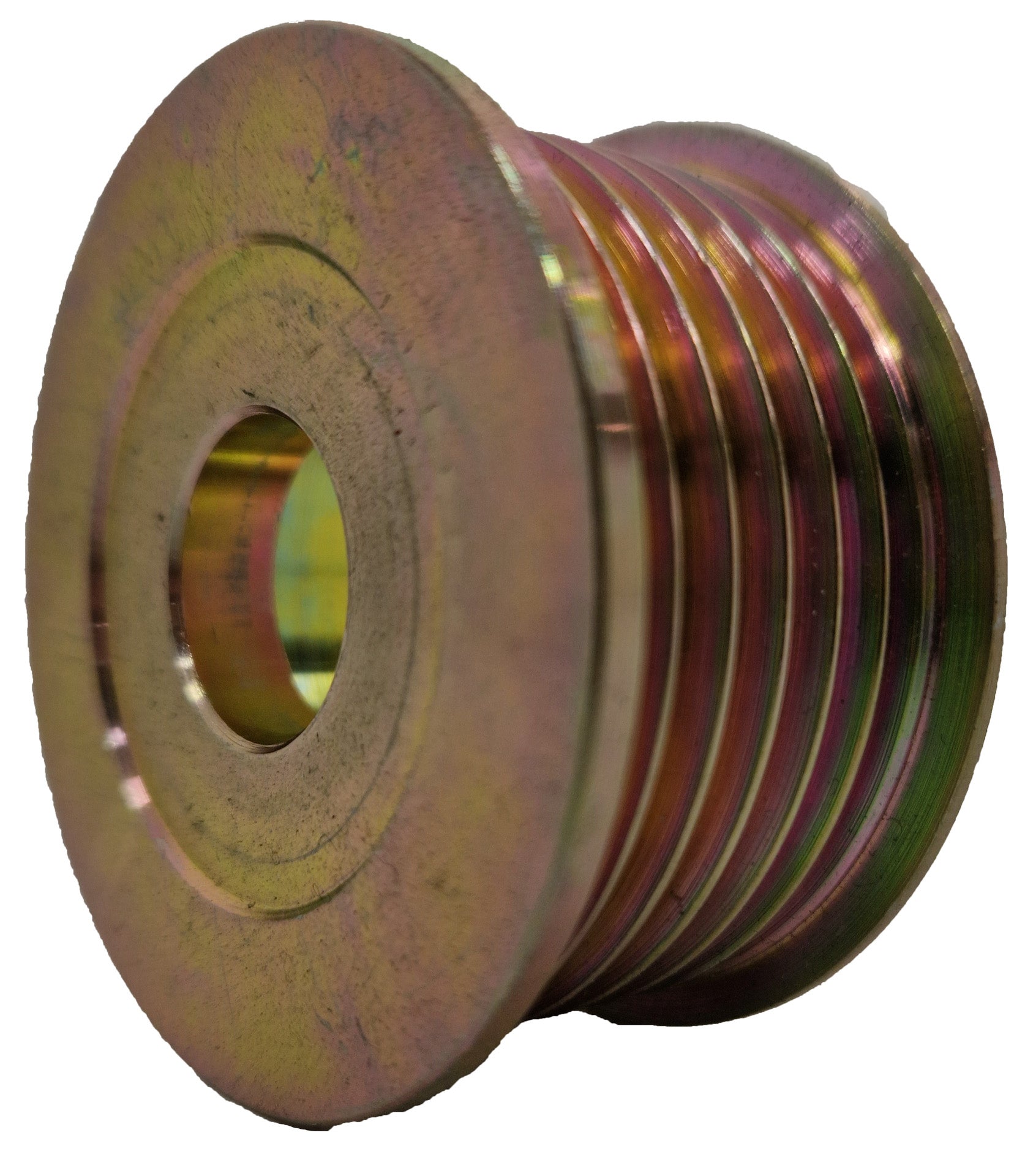 WOSPerformance 49.5mm O.D 6PK Pulley - 15mm Bore