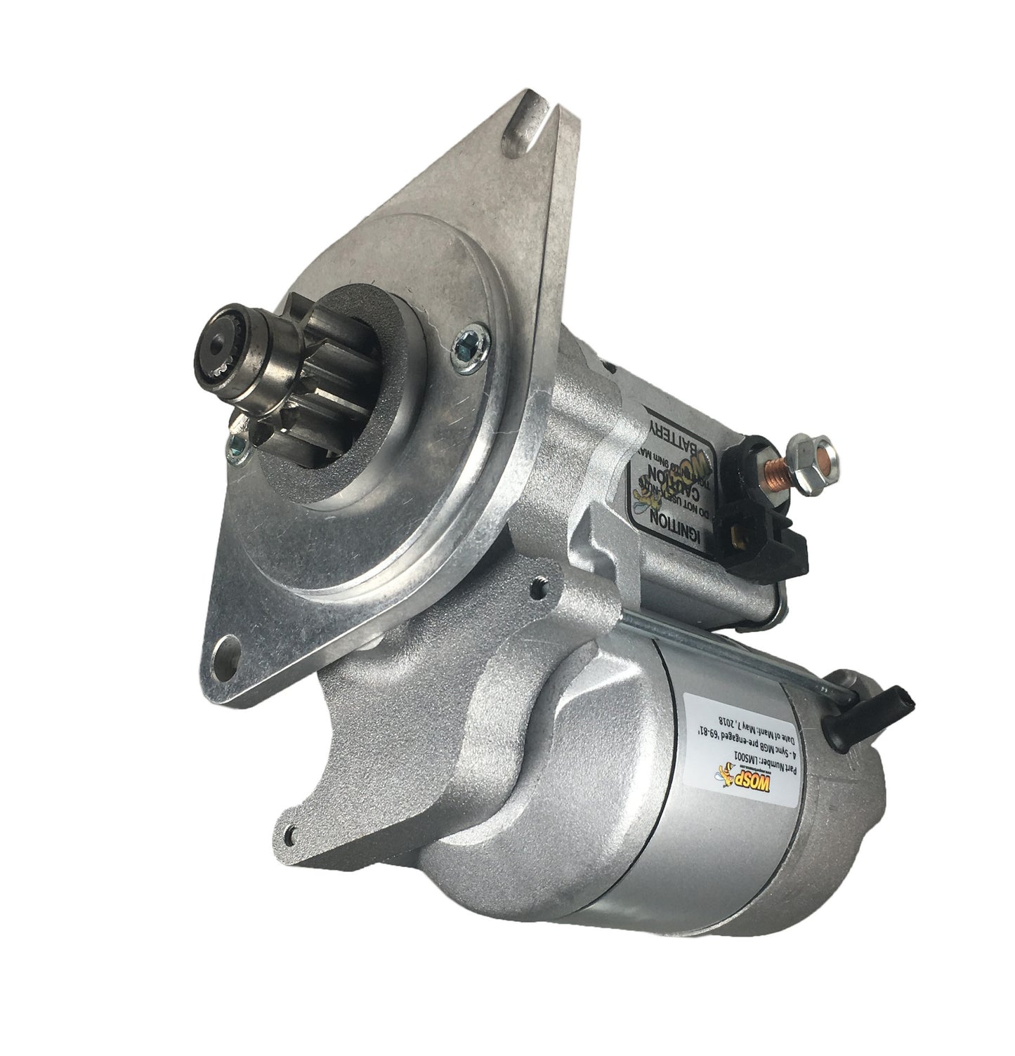 WOSPerformance MGB '68-'80 4-synchro high torque starter motor