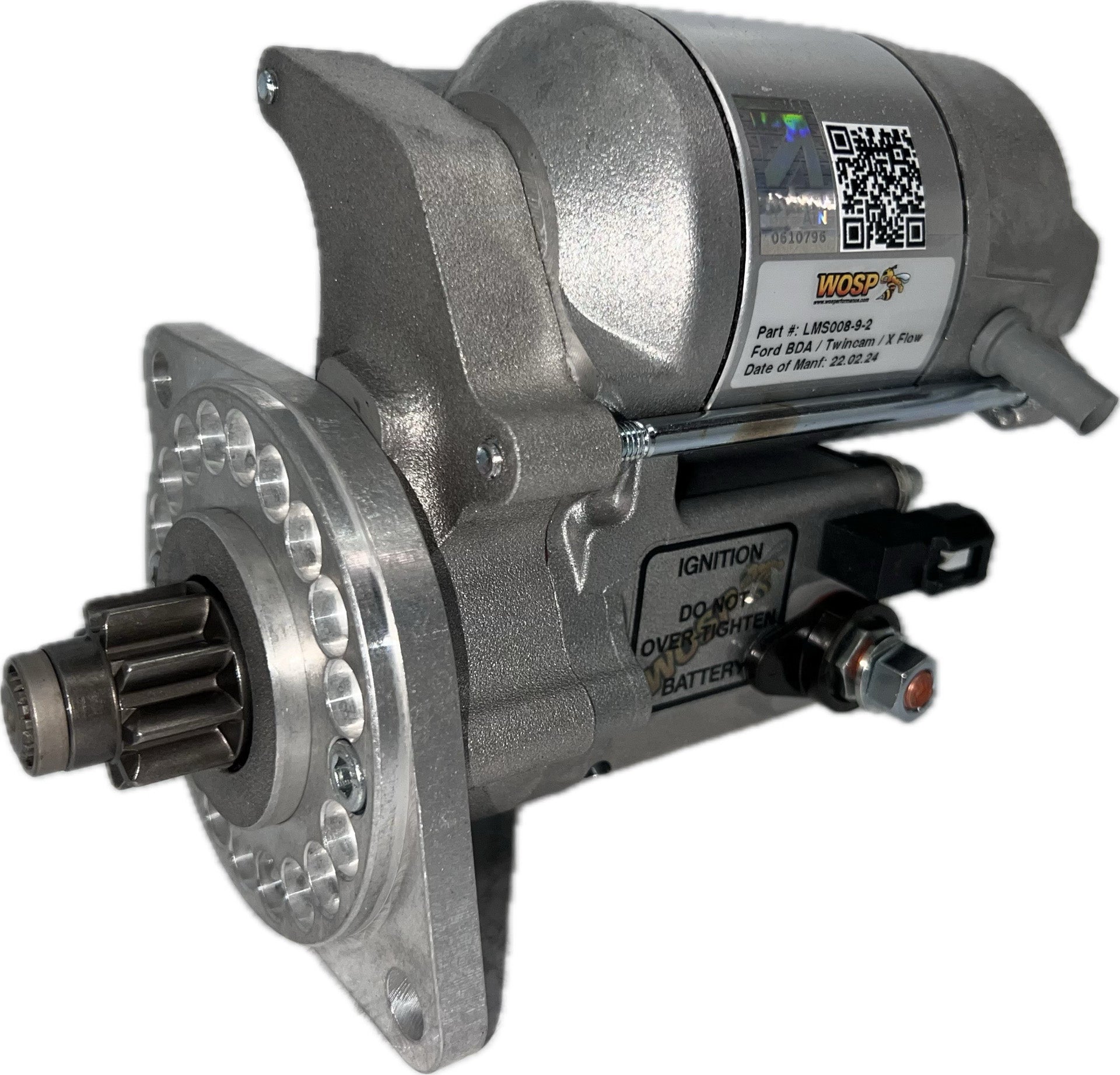 WOSPerformance Ford Crossflow / Kent / BDA (110 tooth ring gear) 9 tooth / 2 bolt high torque starter motor