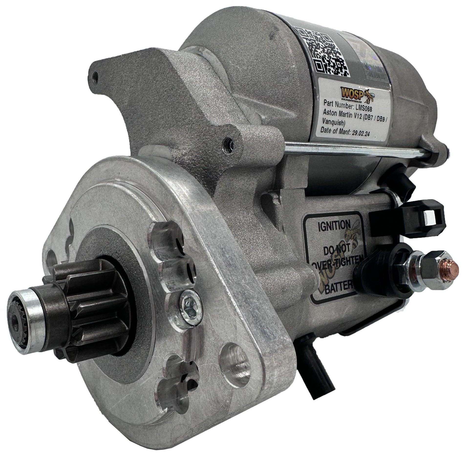 WOSPerformance Aston Martin V12 (DB7 / DB9 / Vanquish) high torque starter motor