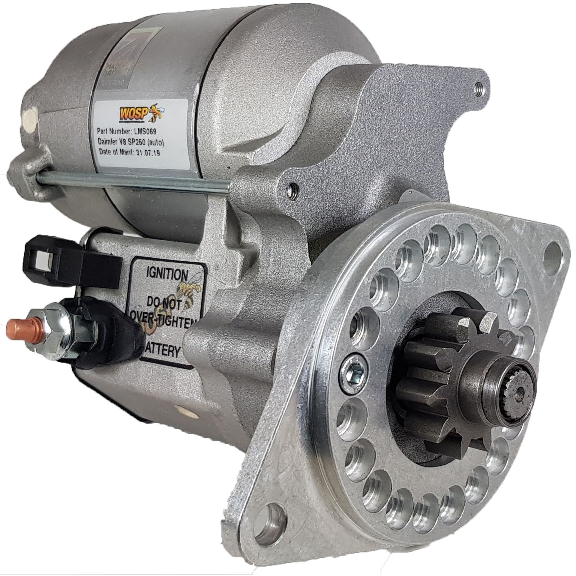 WOSPerformance Austin / Daimler 'various' (11 tooth) high torque starter motor