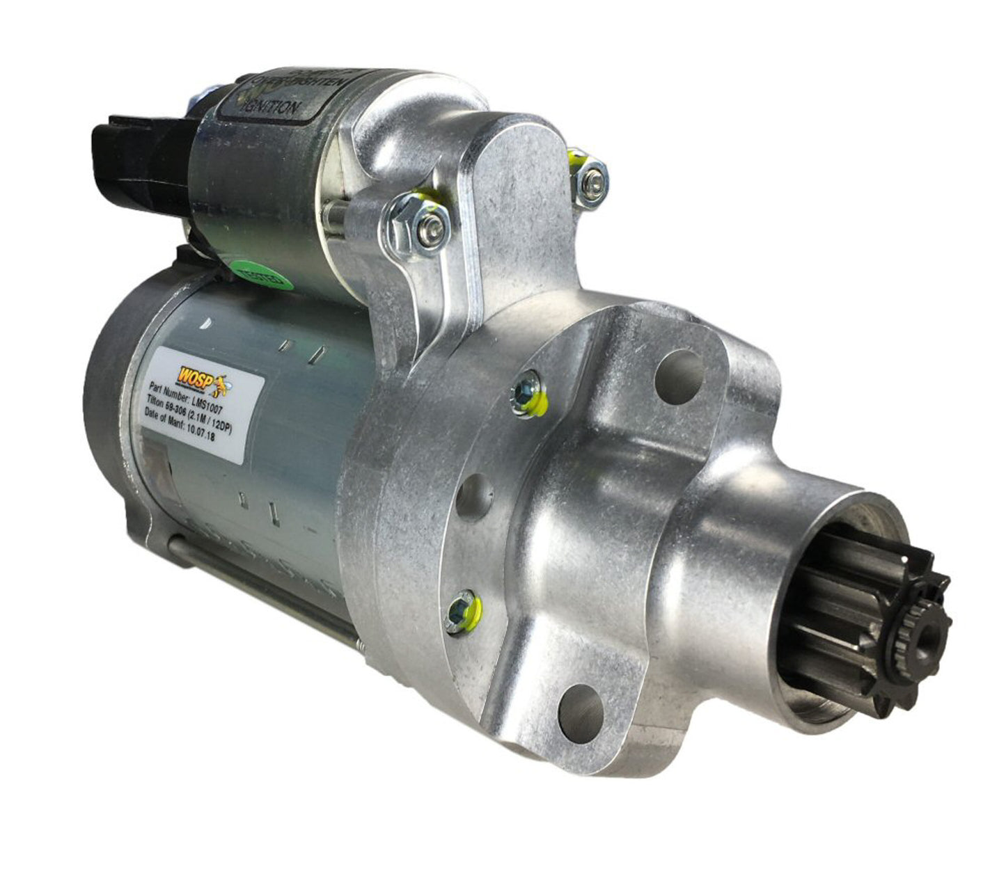 WOSPerformance Tilton / Mini Silver Crown (10 tooth) high performance starter motor