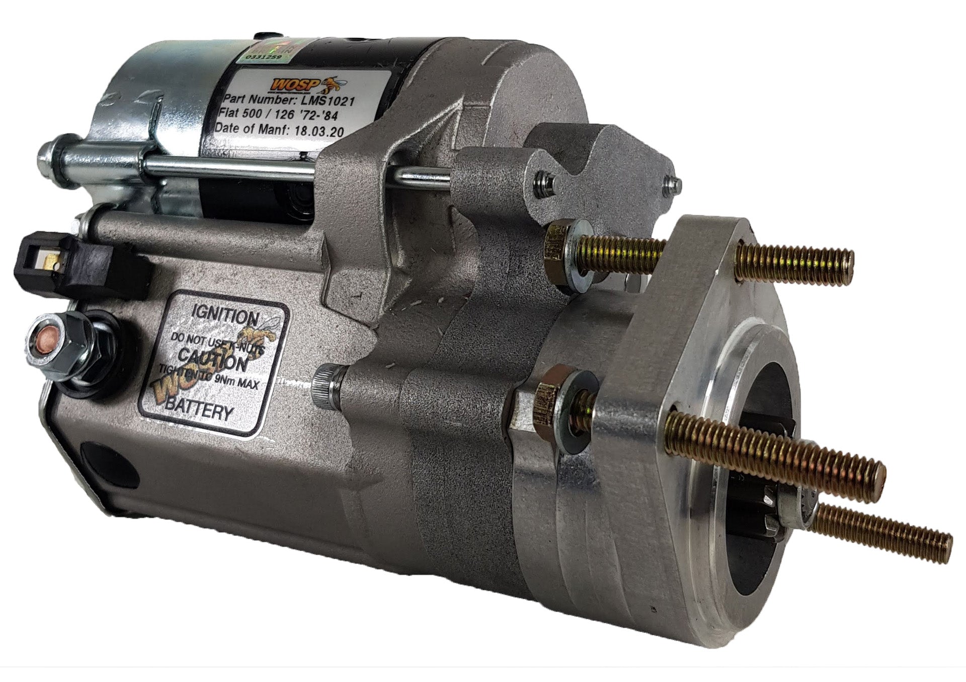 WOSPerformance Fiat 126 / 500 / 500L / 500G 'various' high torque starter motor