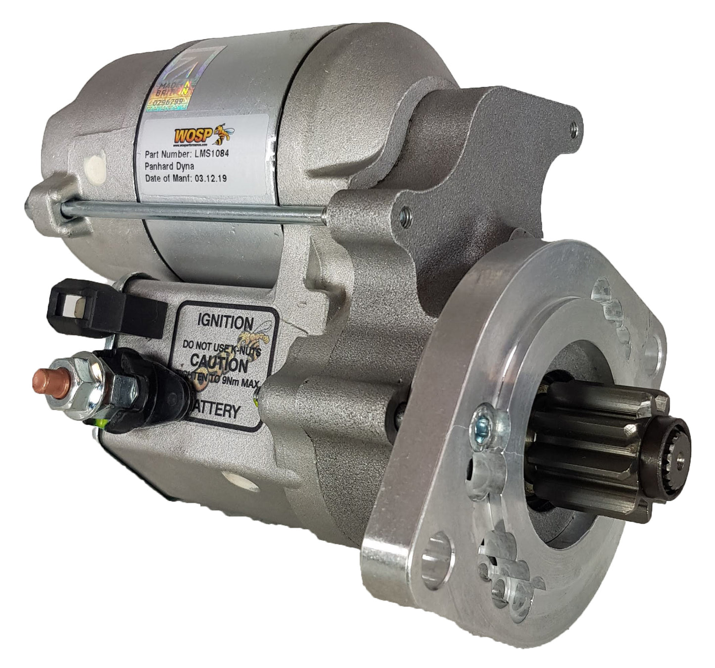 WOSPerformance Panhard Dyna high torque starter motor