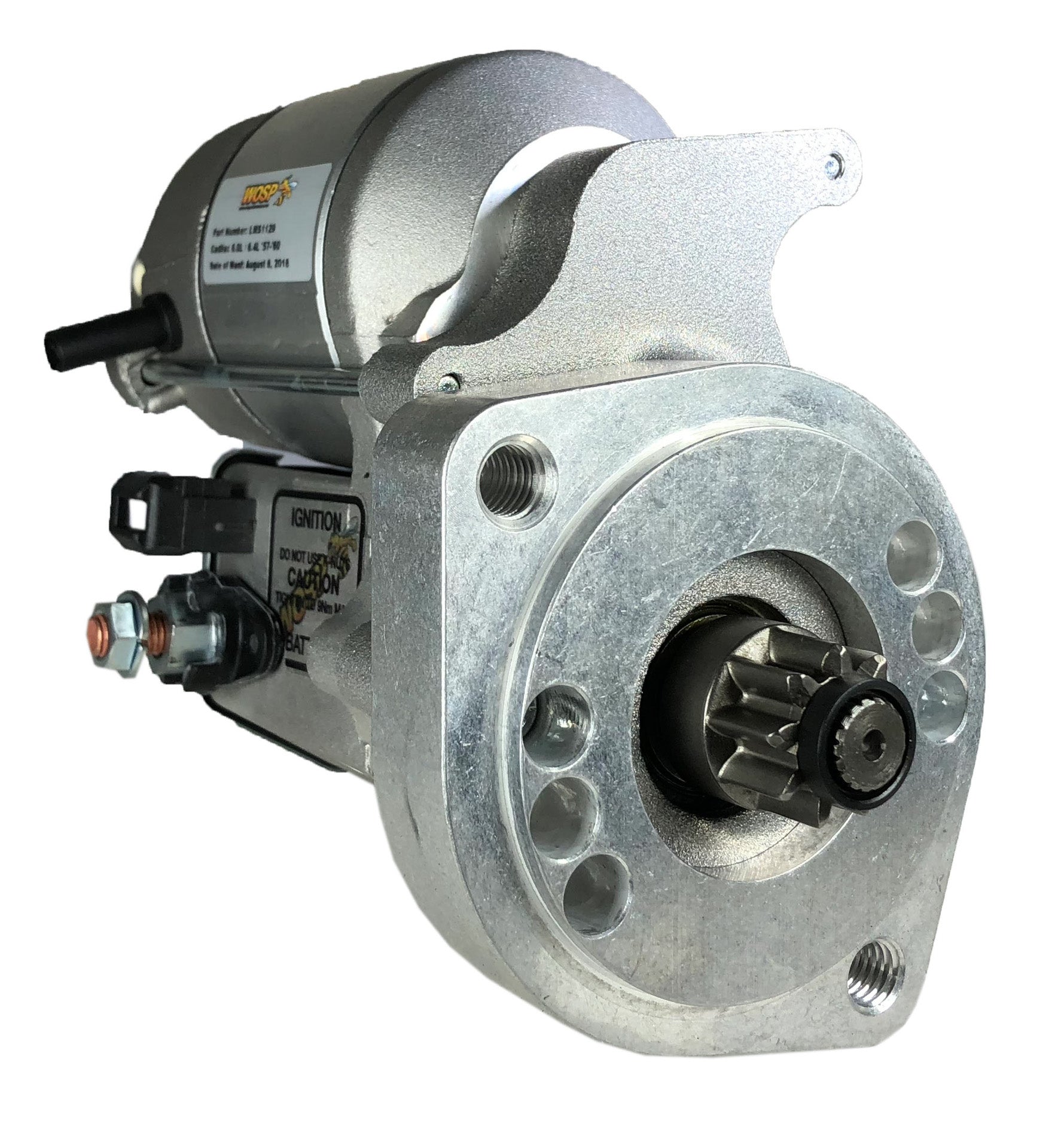 WOSPerformance Cadillac V8 6.0L / 6.4L high torque starter motor