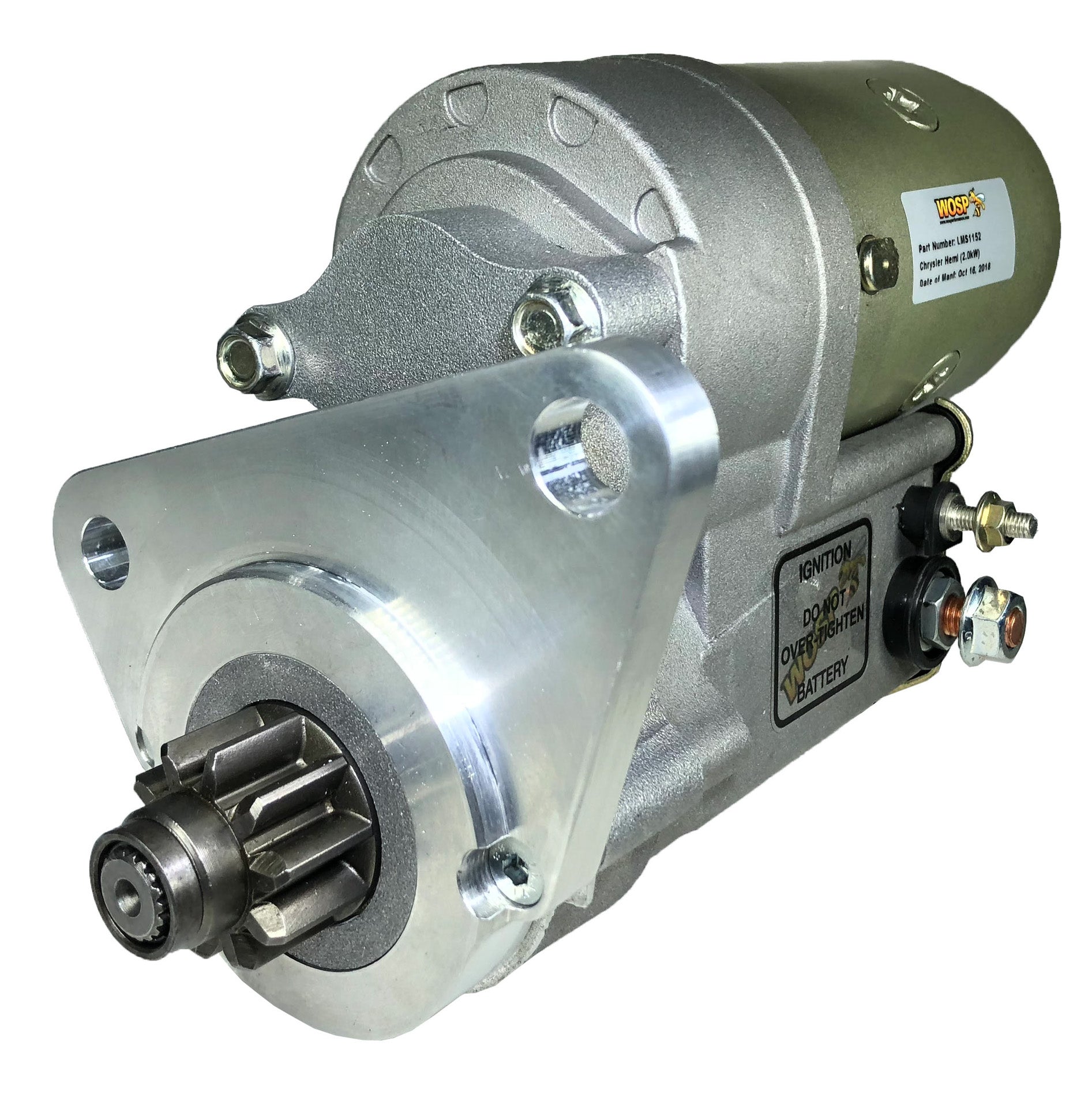 WOSPerformance Chrysler / Mopar / Hemi (rotatable) V8 super-duty starter motor