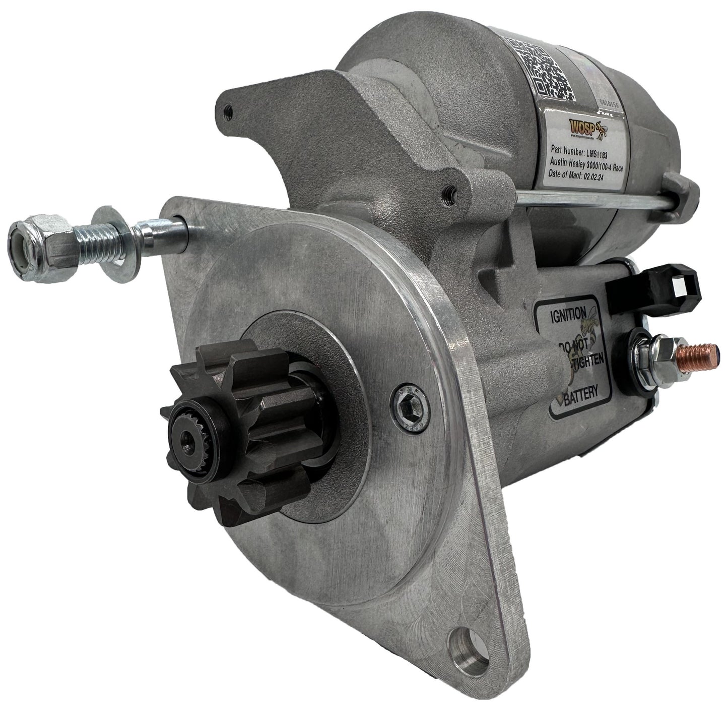 WOSPerformance Austin Healey 3000 & 100-4 (thin ring gear / race) high torque starter motor