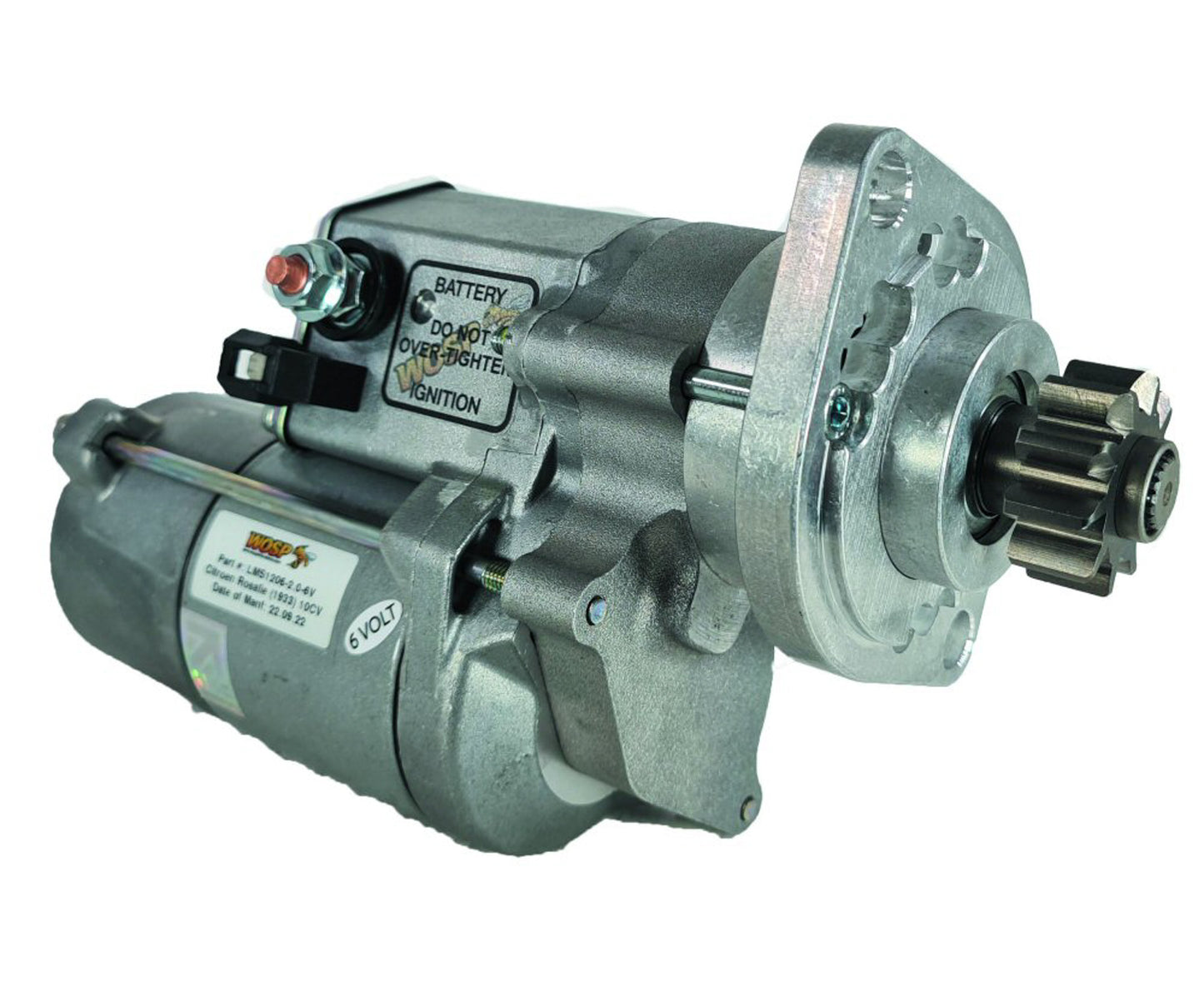 WOSPerformance Citroen Rosalie (10 CV) high torque starter motor ( 6 Volt )