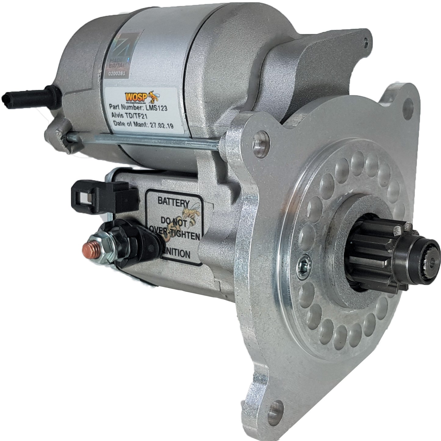 WOSPerformance Alvis TA21 / TB21 / TC21 / TD21 / TE21 / TF21 high torque starter motor