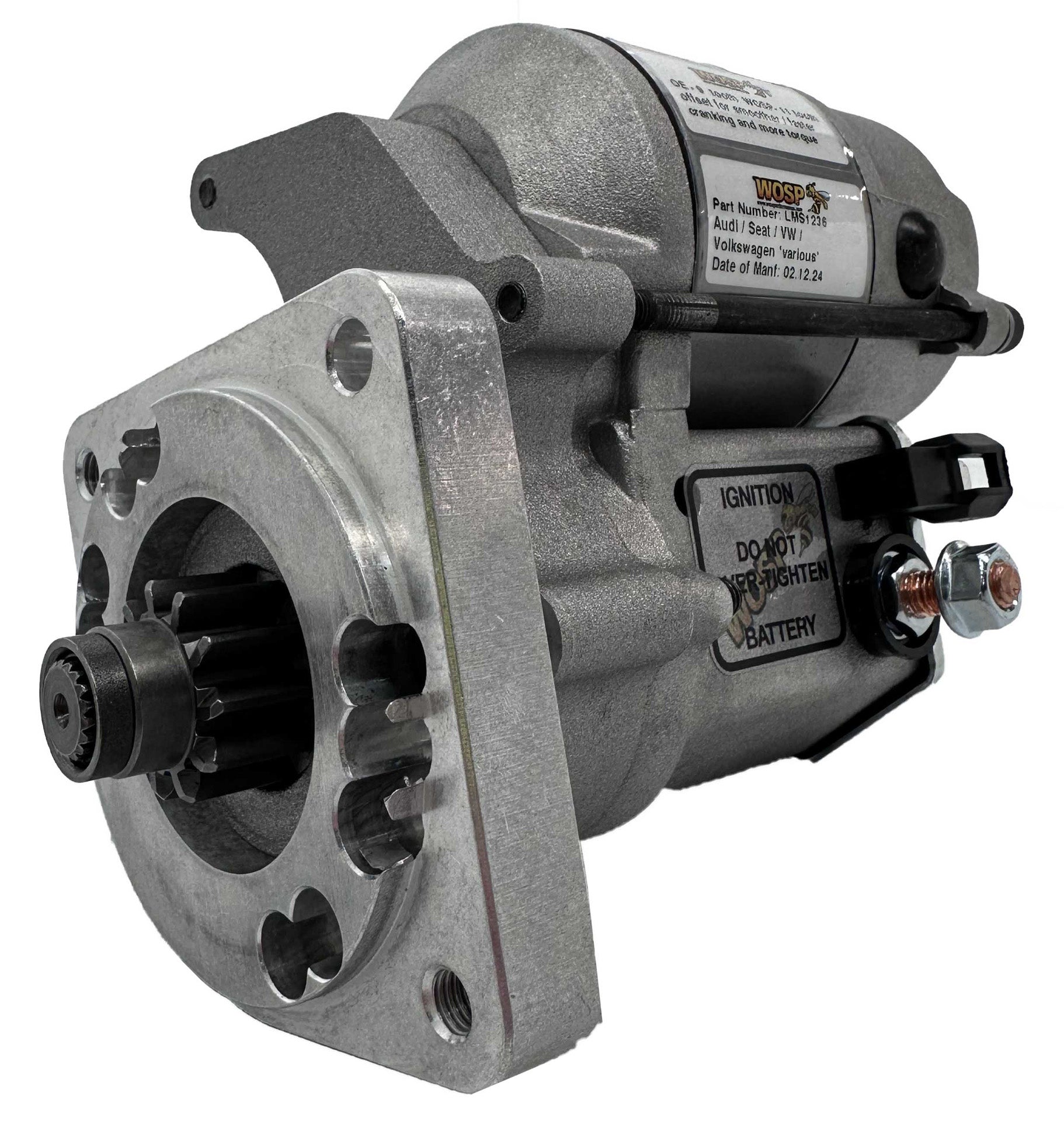 WOSPerformance Audi / Seat / VW / Volkswagen 'various' 1.0 / 1.1 / 1.3 / 1.6 / 1.8 high torque starter motor