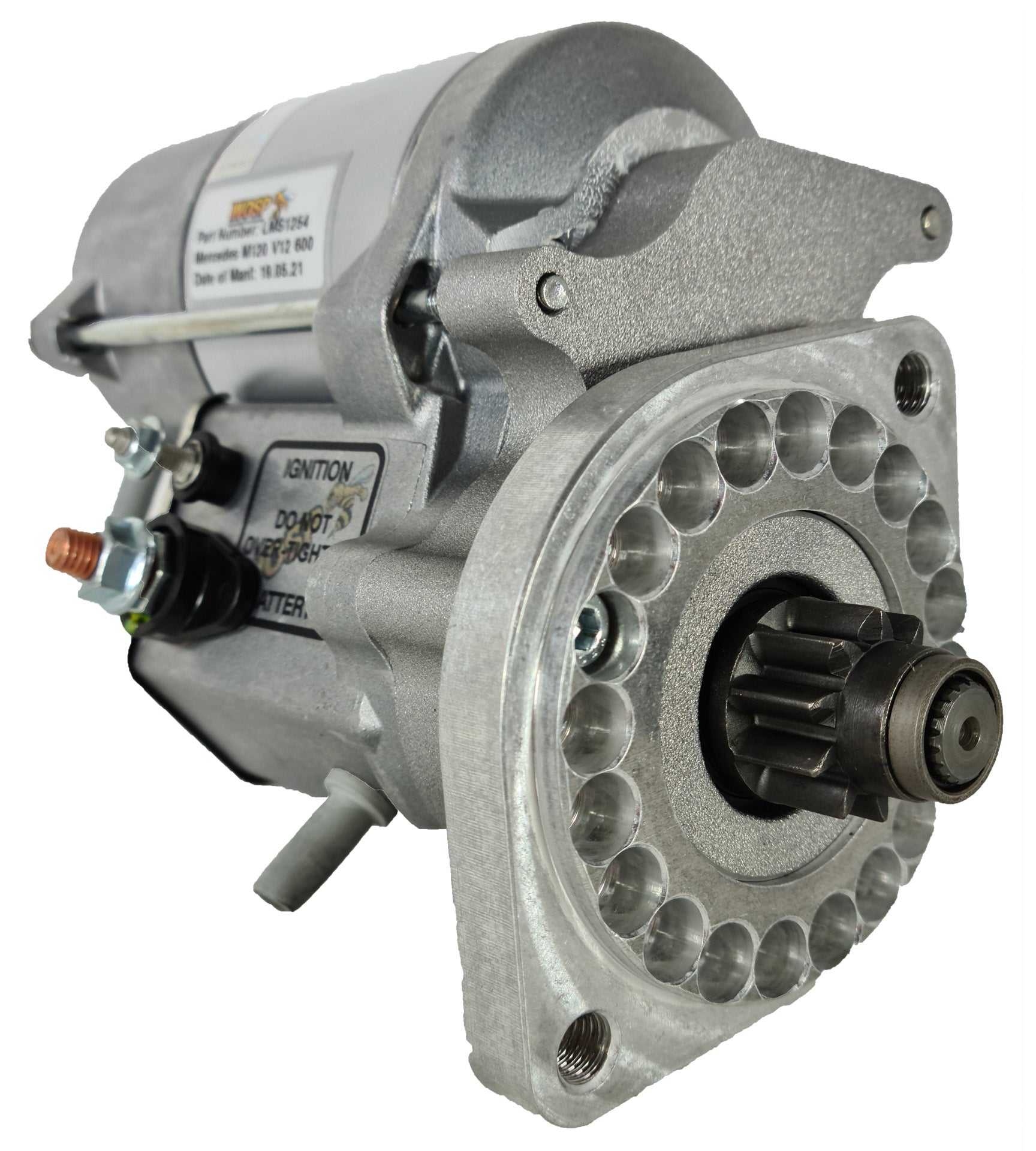 WOSPerformance Mercedes 6L V12 super-duty starter motor