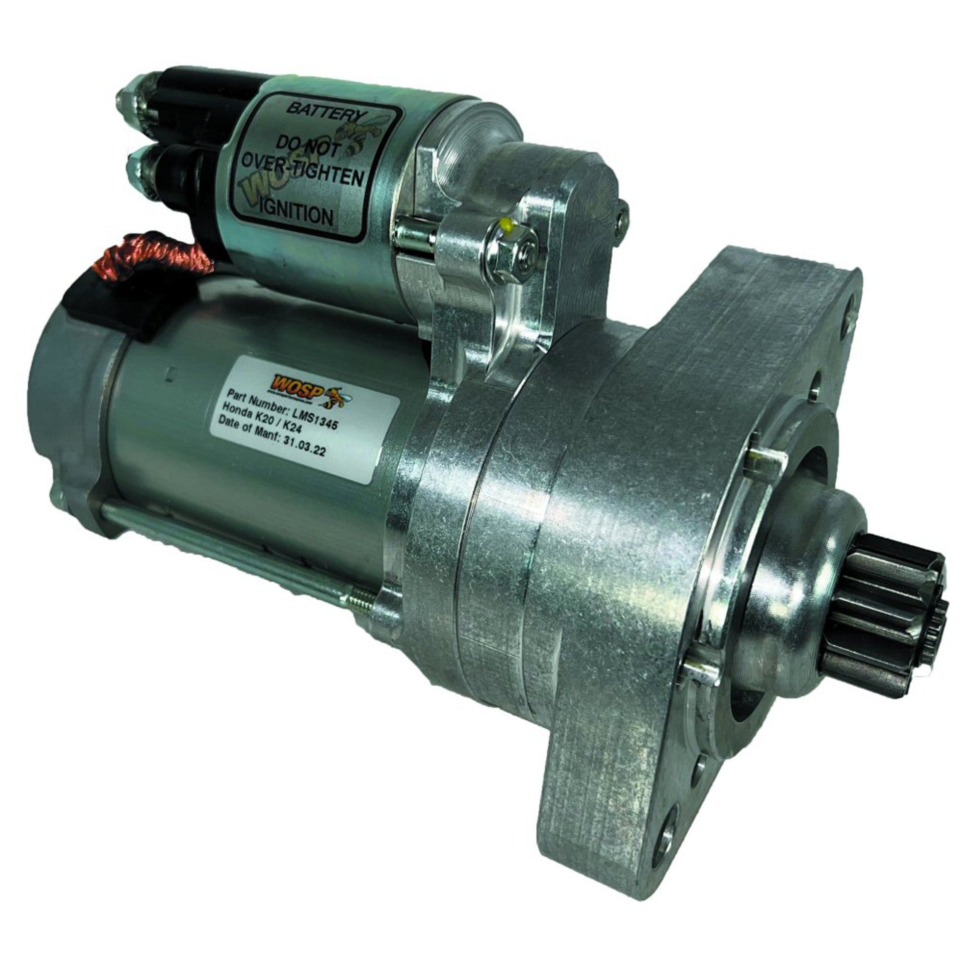 WOSPerformance Honda K20 / K24 high performance starter motor