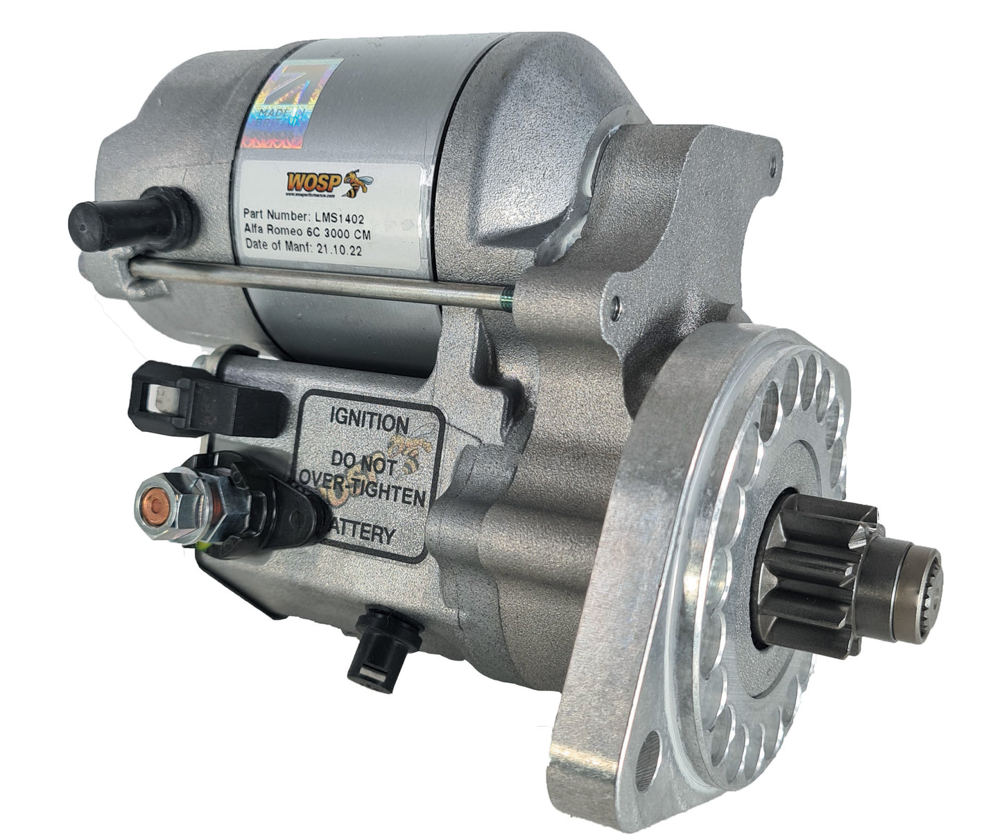 WOSPerformance Alfa Romeo 6C 3000 CM high torque starter motor