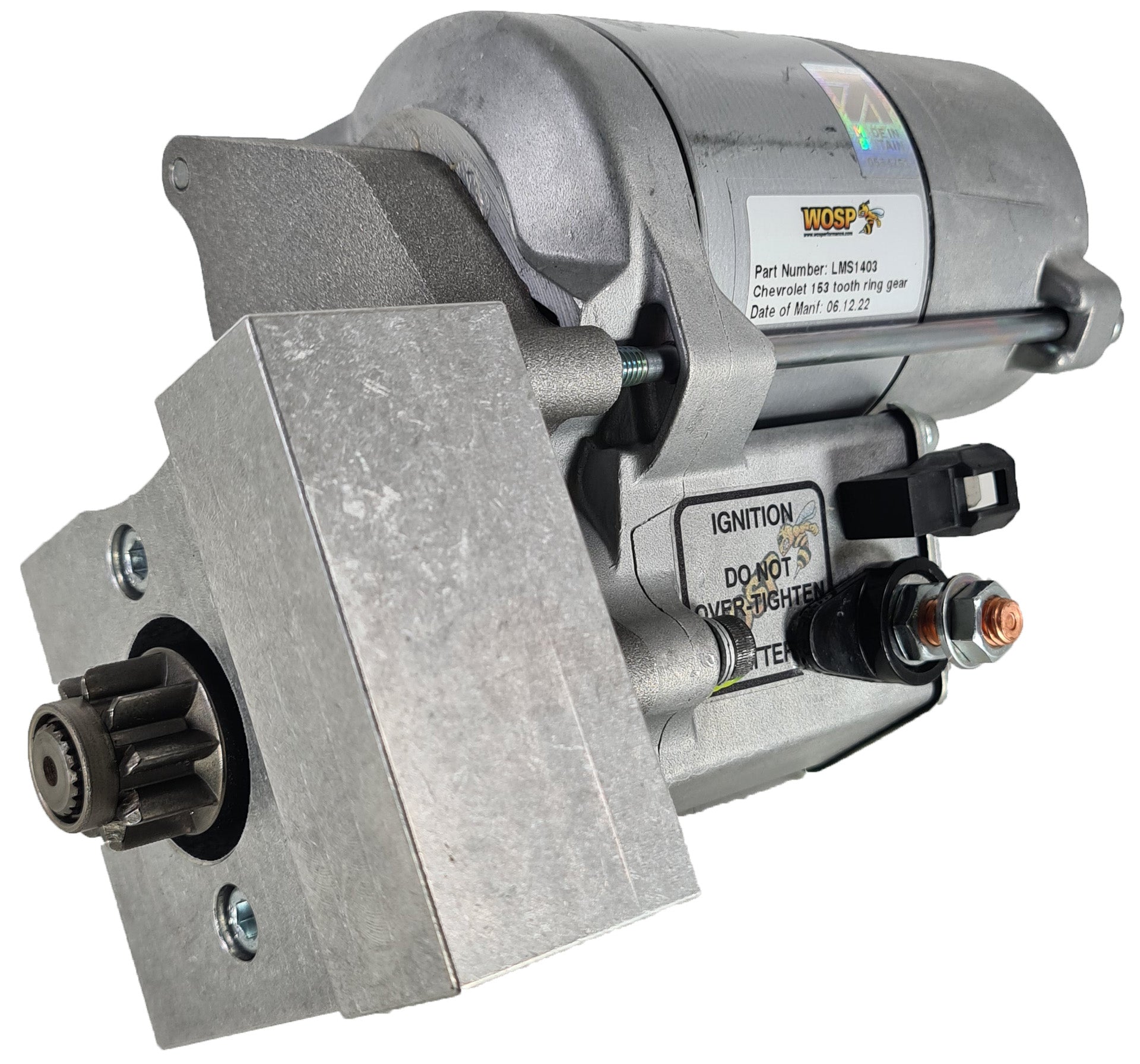 WOSPerformance Chevrolet LS (Small 153 tooth r/g) high torque starter motor