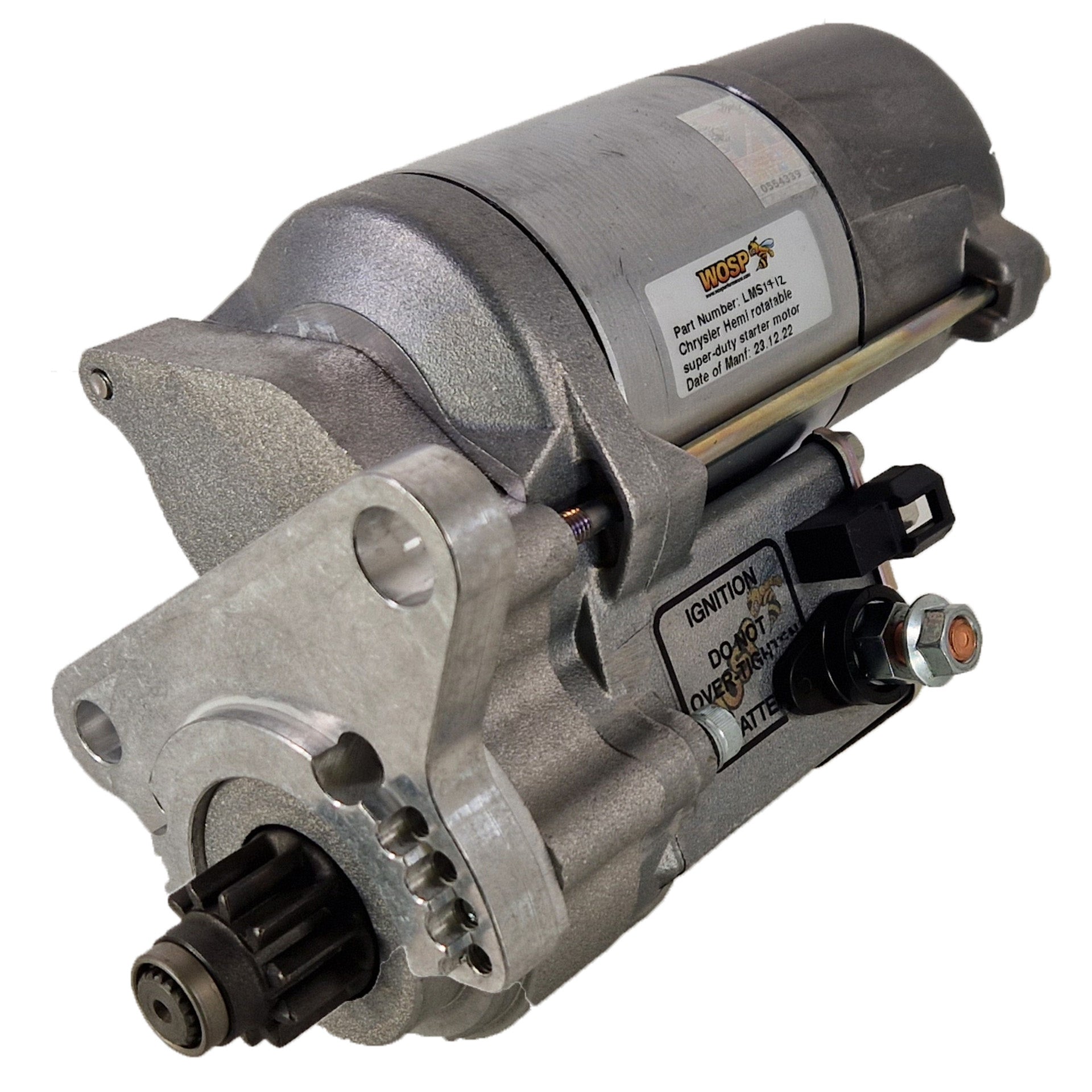 WOSPerformance Chrysler / Mopar / Hemi (Leanders clutch / Chevrolet ring gear) V8 high torque starter motor