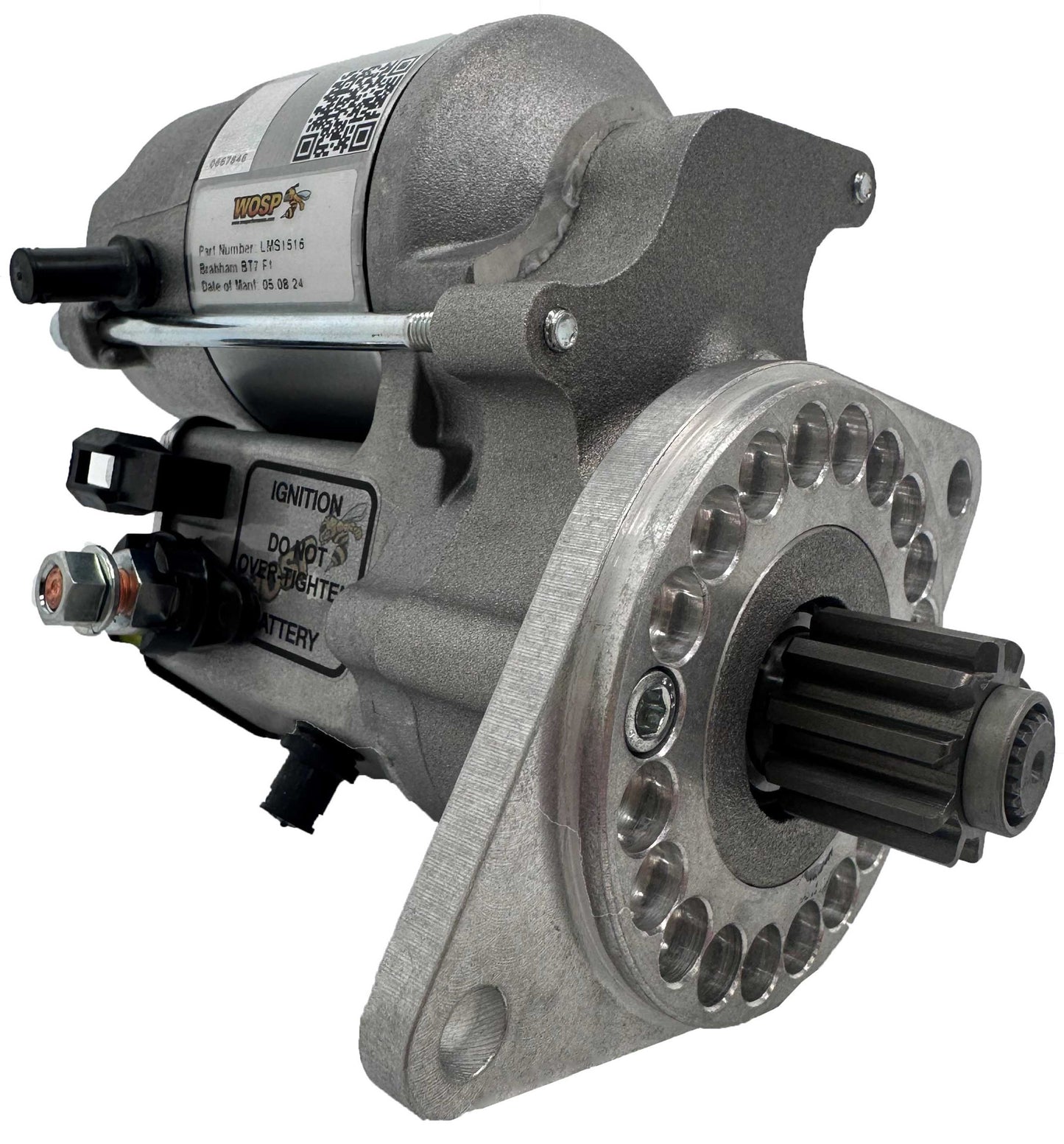 WOSPerformance Brabham BT7 F1 (Coventry climax 1.5L V8 / Hewland) high torque starter motor