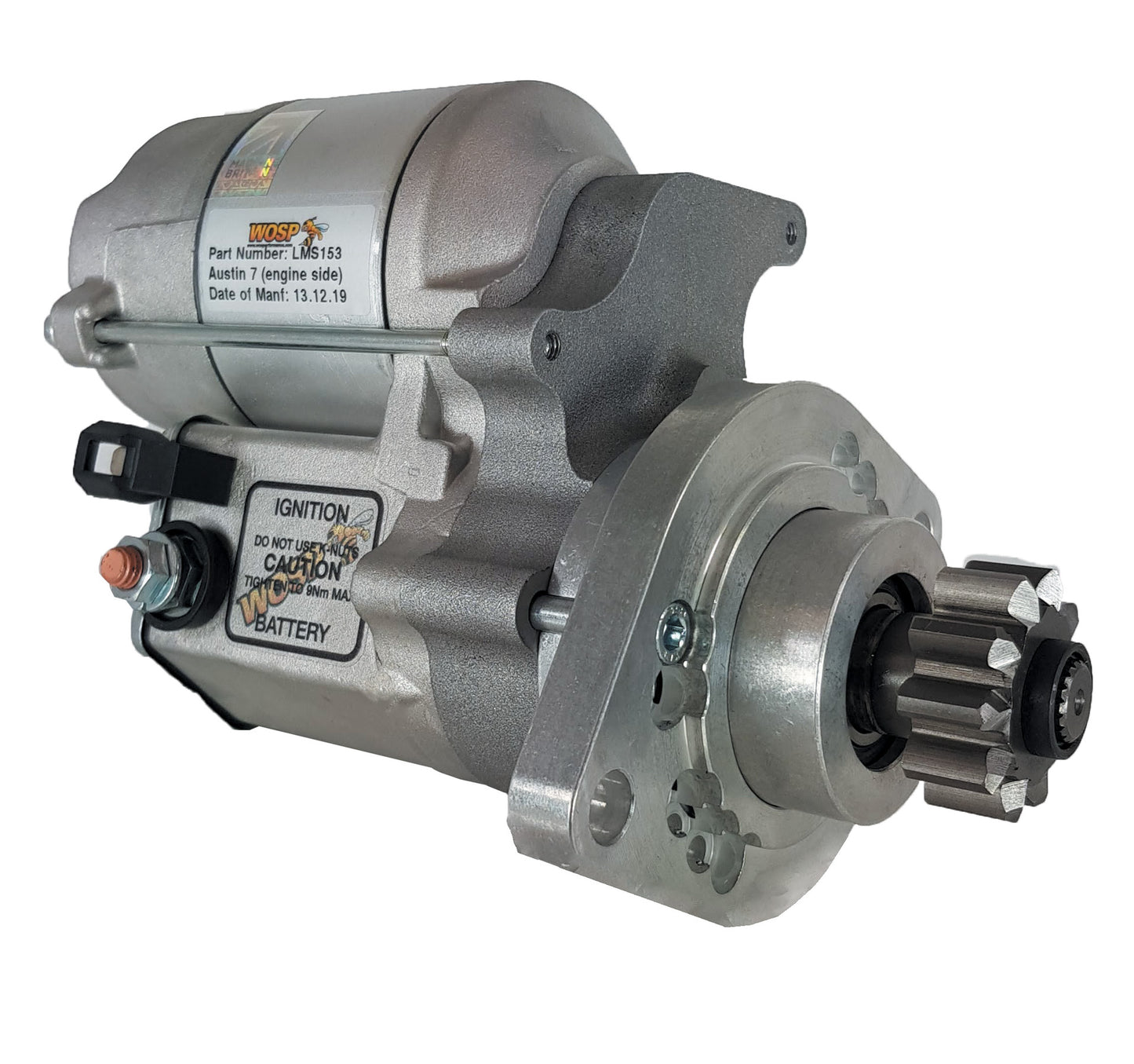 WOSPerformance Austin 7 (Engine Side) high torque starter motor