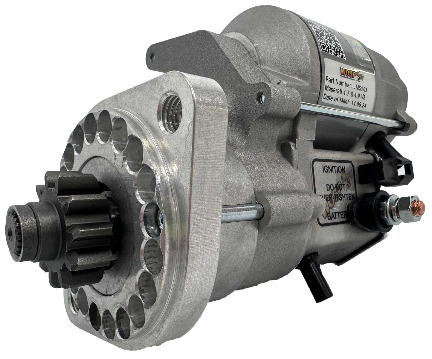 WOSPerformance Maserati 4.7 / 4.9 V8 high torque starter motor