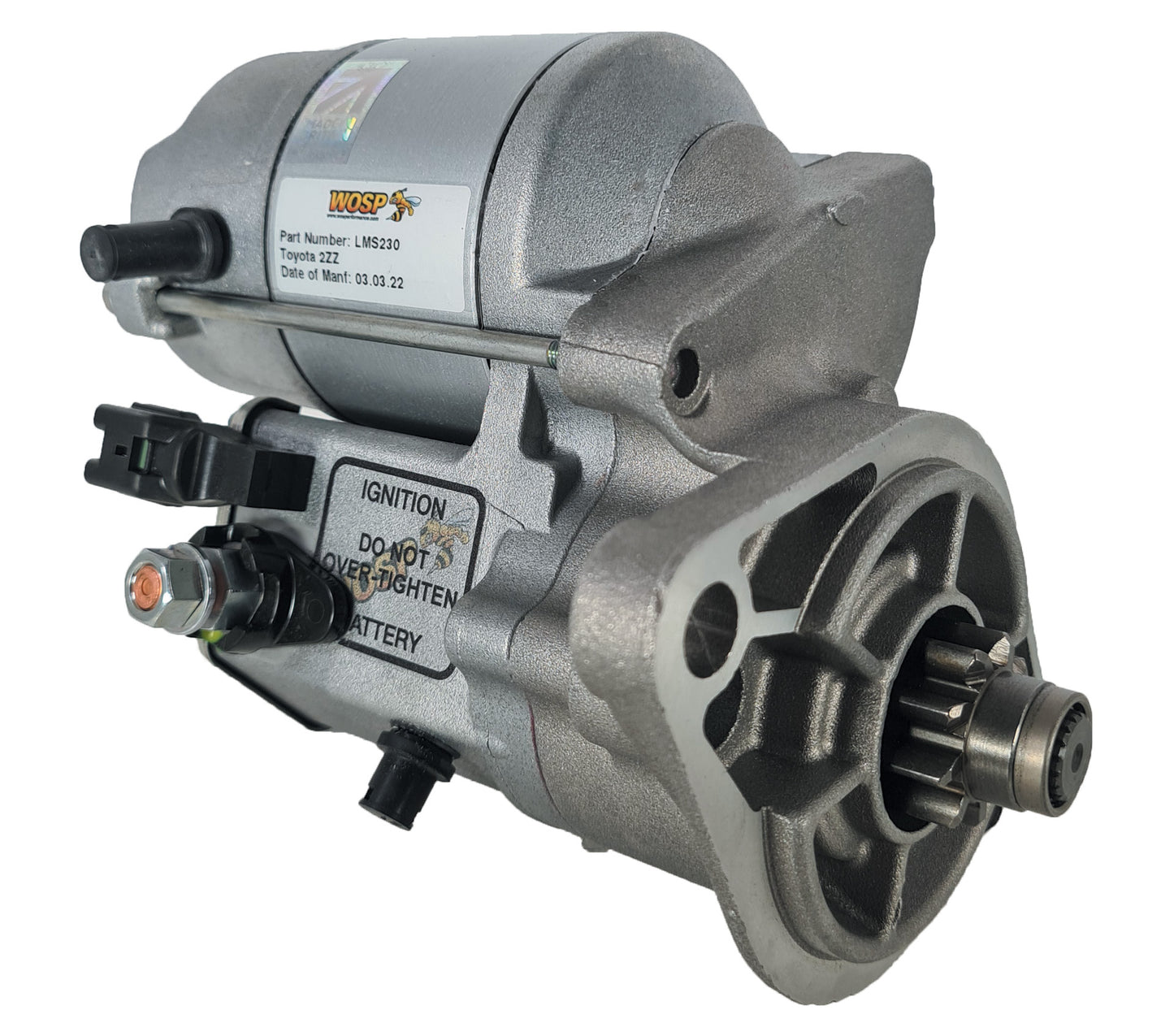 WOSPerformance Toyota 2ZZ engine high torque starter motor