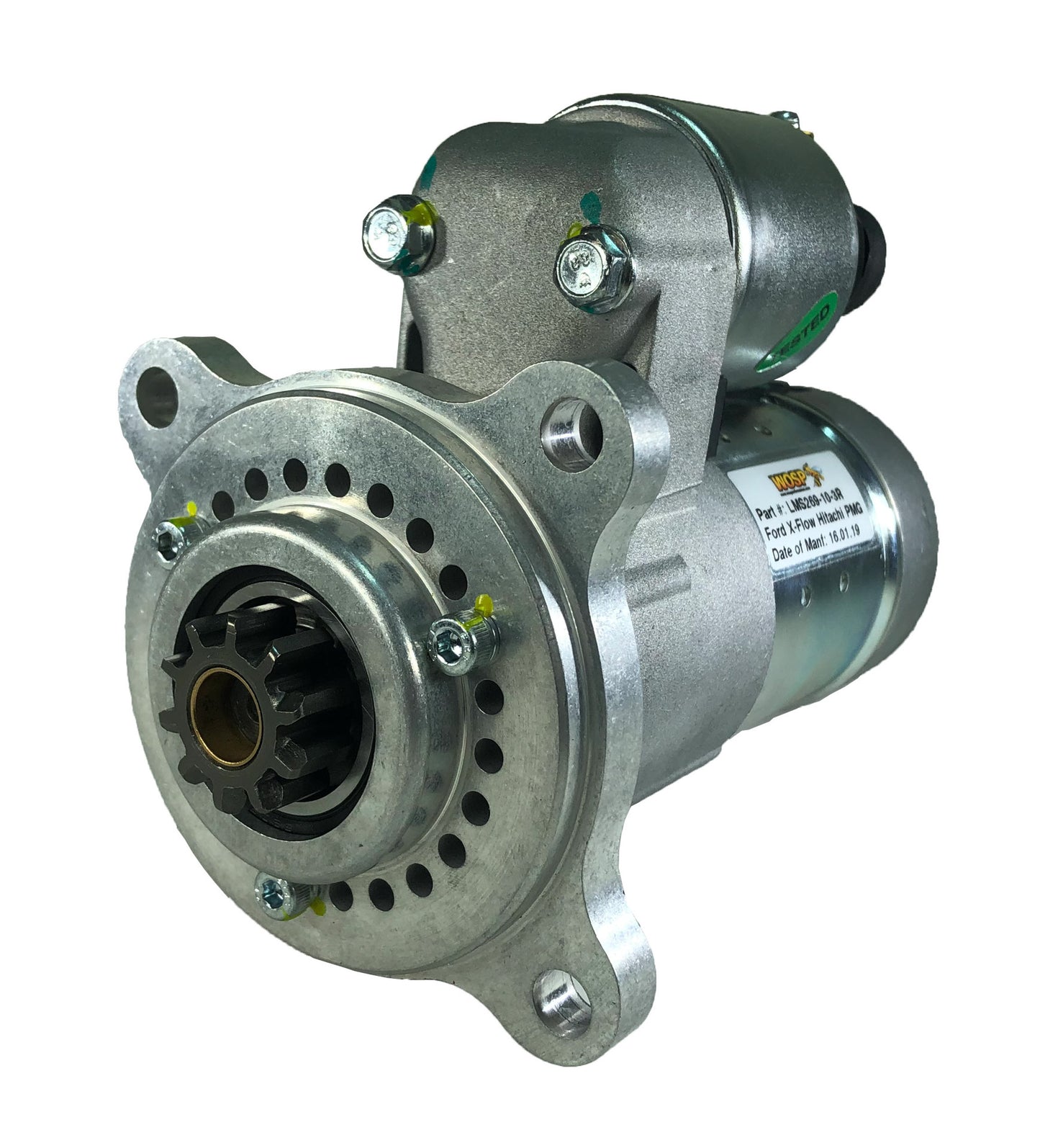 WOSPerformance Ford Crossflow / Kent / BDA (110 tooth ring gear) 10 tooth / 3 bolt slimline starter motor