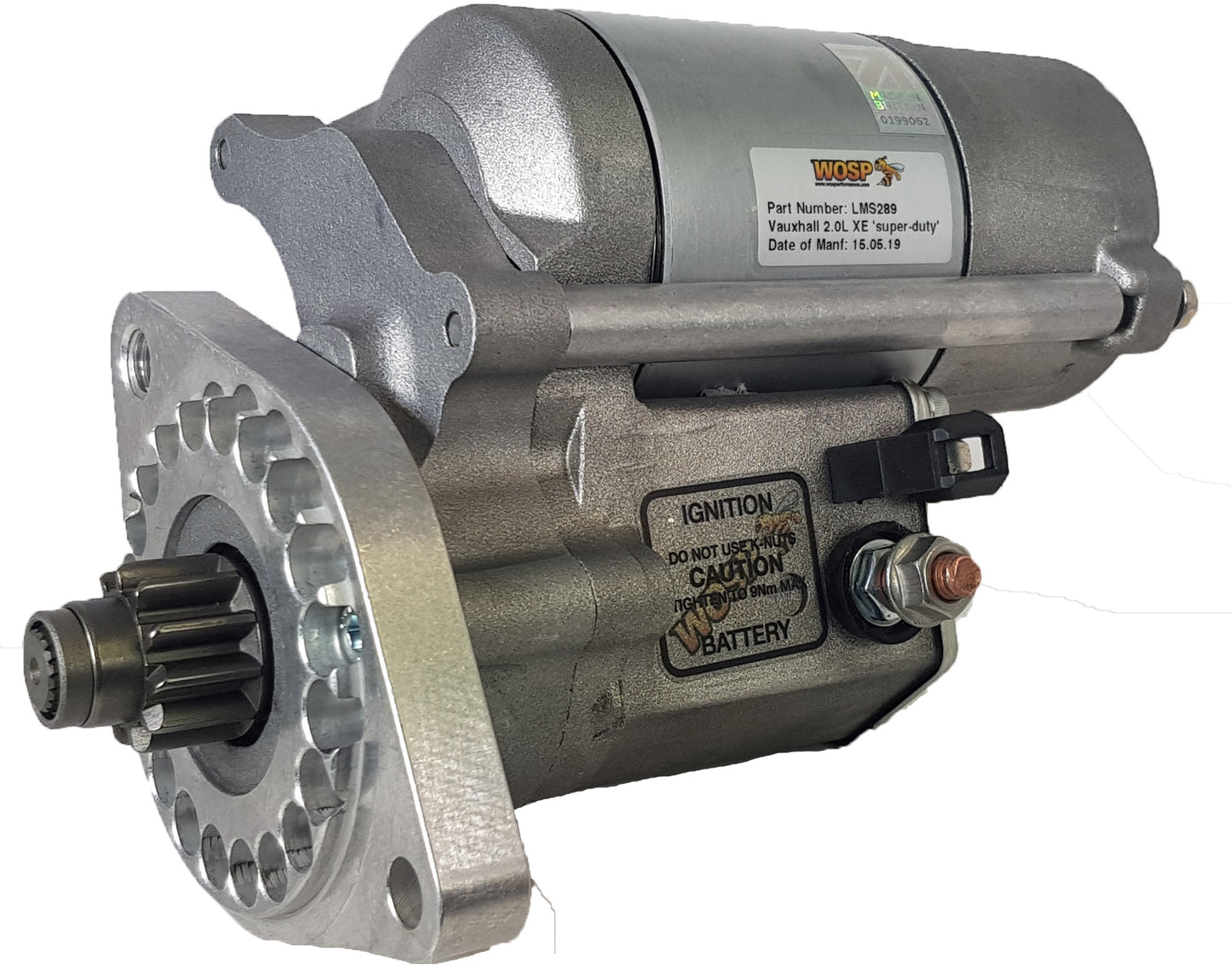 WOSPerformance Vauxhall / Opel 2.0L XE 'redtop' super-duty starter motor