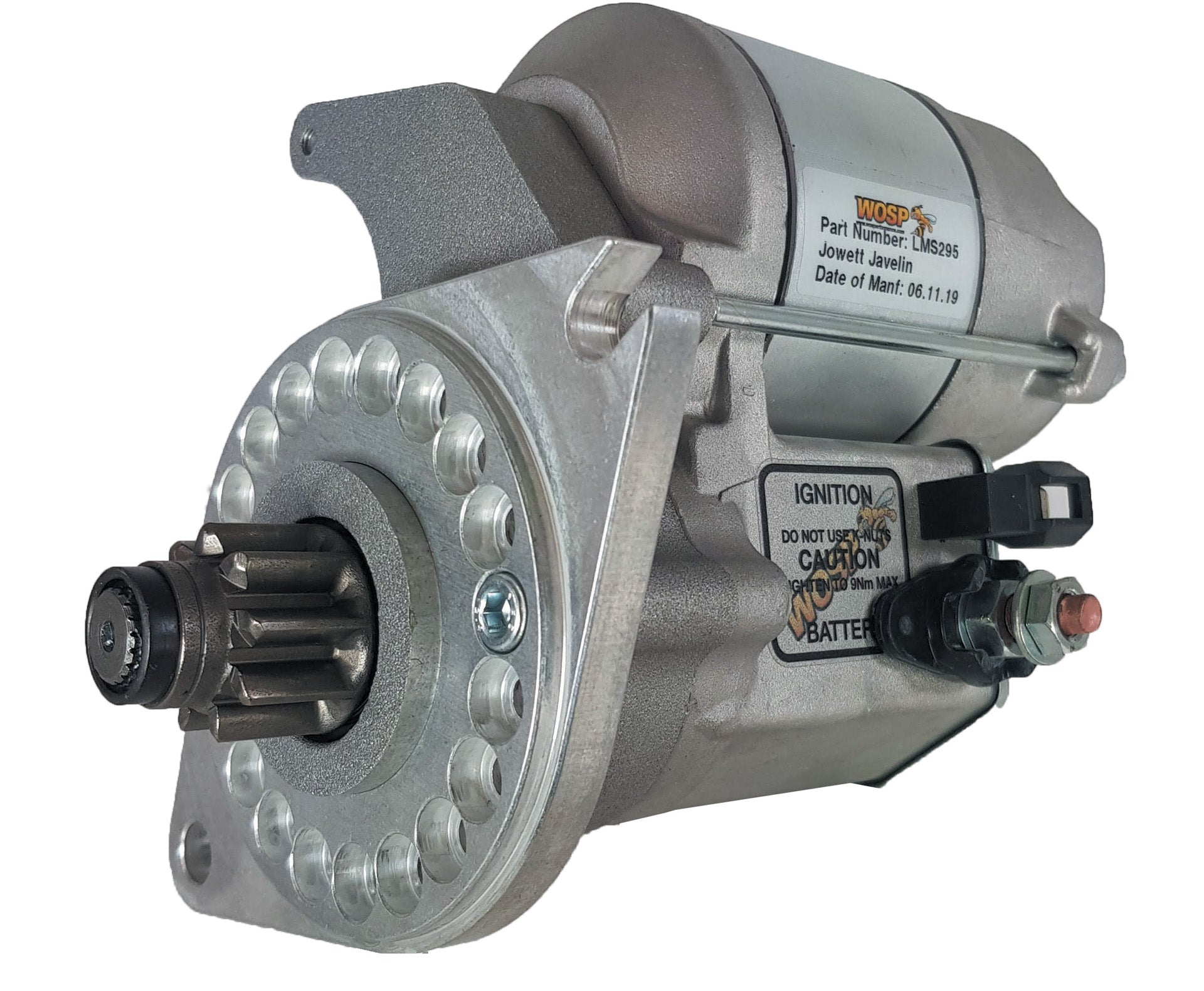 WOSPerformance Berkeley / Jowett / Triumph 1300 FWD high torque starter motor