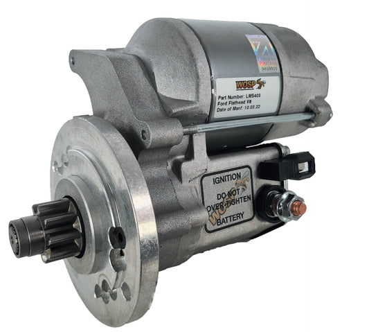 WOSPerformance Ford Flathead V8 2N / 8N / 9N (RH - motor on top) high torque starter motor