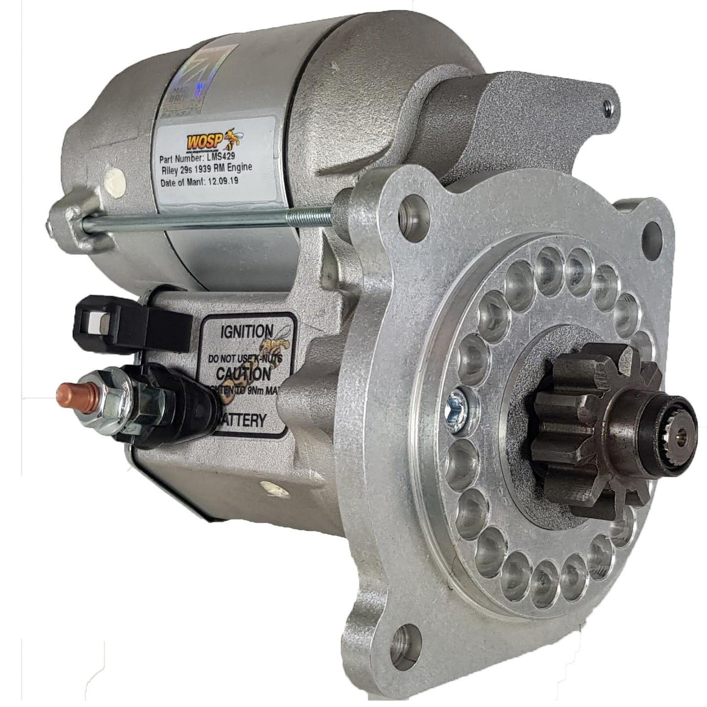 WOSPerformance Riley Twelve / RMA / RMC / RME high torque starter motor