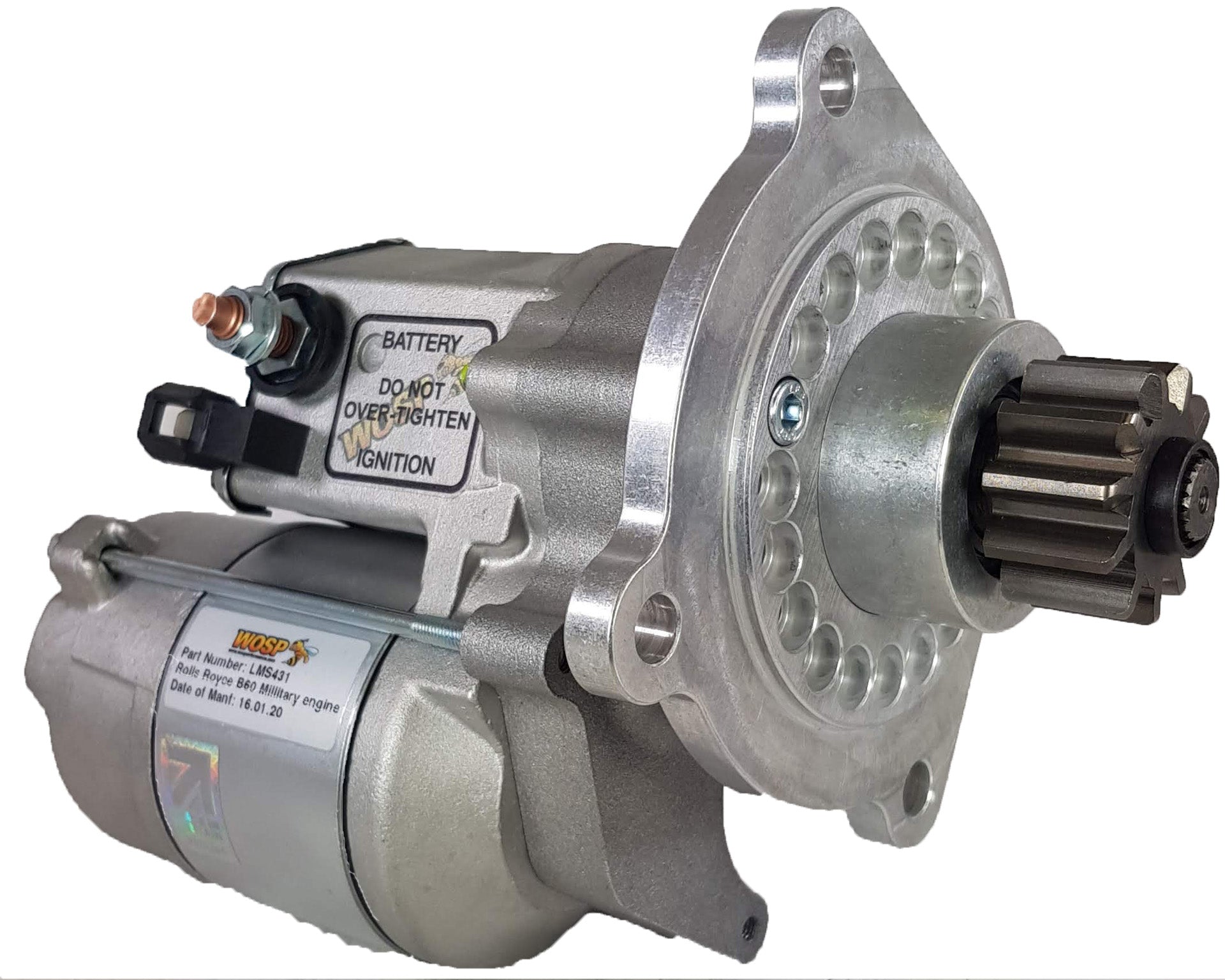 WOSPerformance Rolls Royce B40 / B60 / B80 high torque starter motor