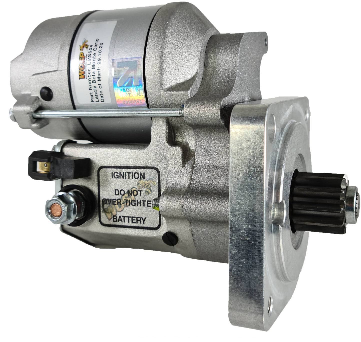 WOSPerformance Lancia Beta Monte Carlo (Delta turbo flywheel) high torque starter motor