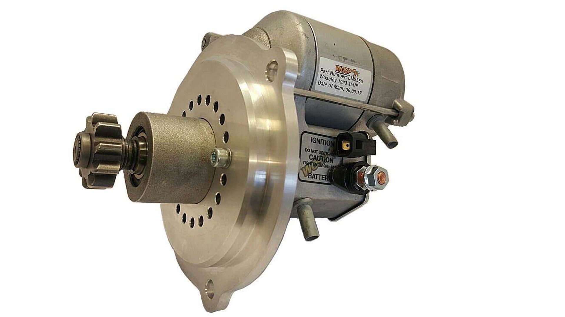 WOSPerformance Wolseley Fifteen high torque starter motor