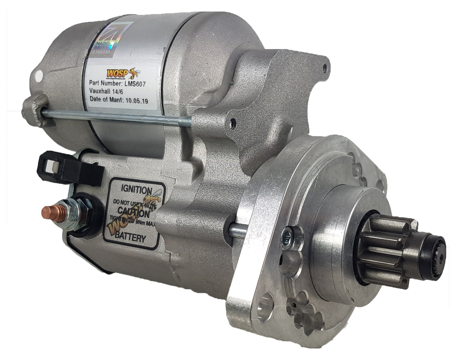 WOSPerformance Vauxhall 14-6 high torque starter motor