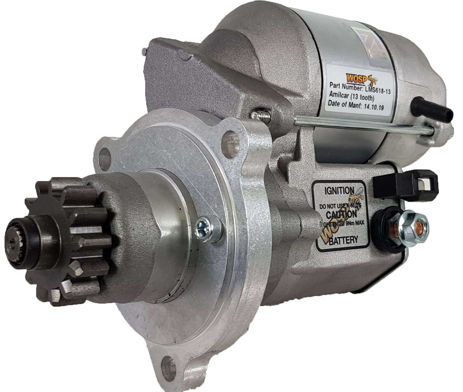 WOSPerformance Amilcar L / M high torque starter motor