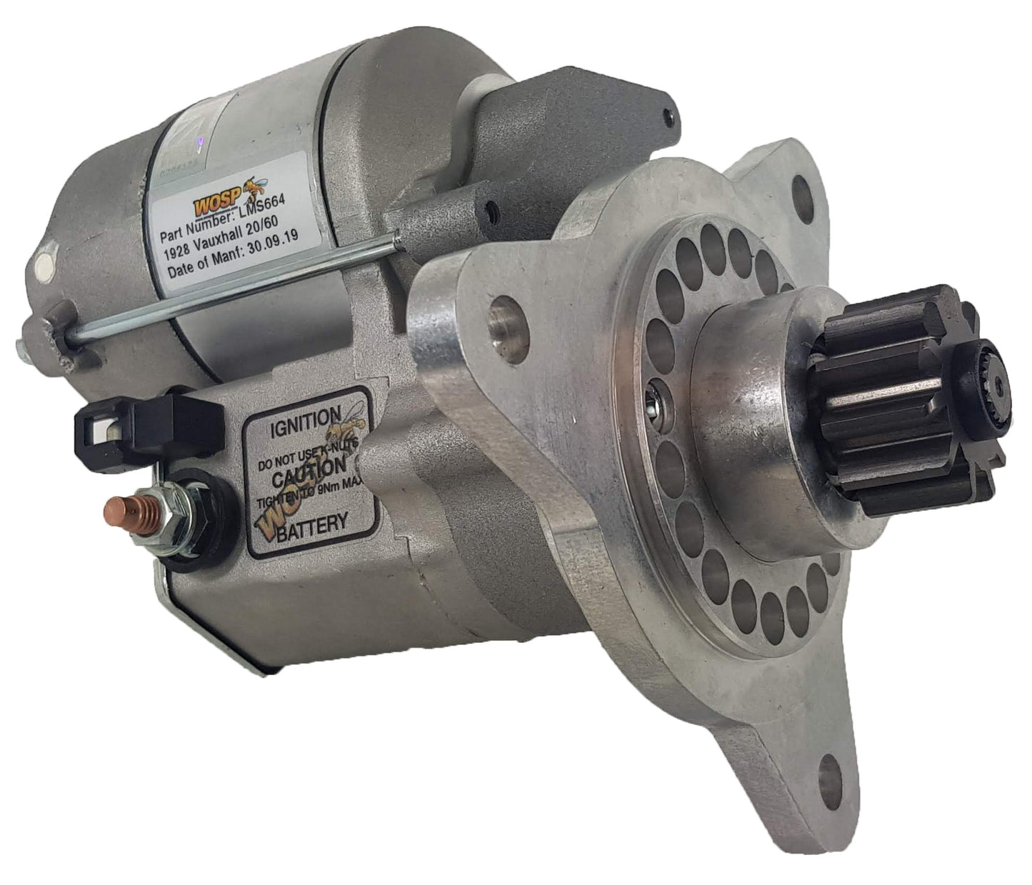 WOSPerformance Vauxhall 20/60 high torque starter motor