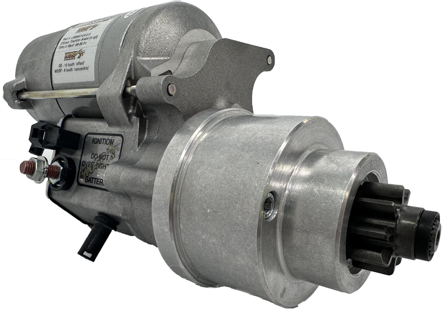 WOSPerformance Citroen Traction Avant / Light 15 (4 cylinder) high torque starter motor (6 Volt)