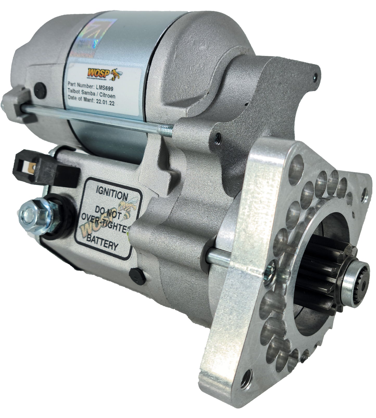 WOSPerformance Citroen / Peugeot / Renault / Talbot high torque starter motor