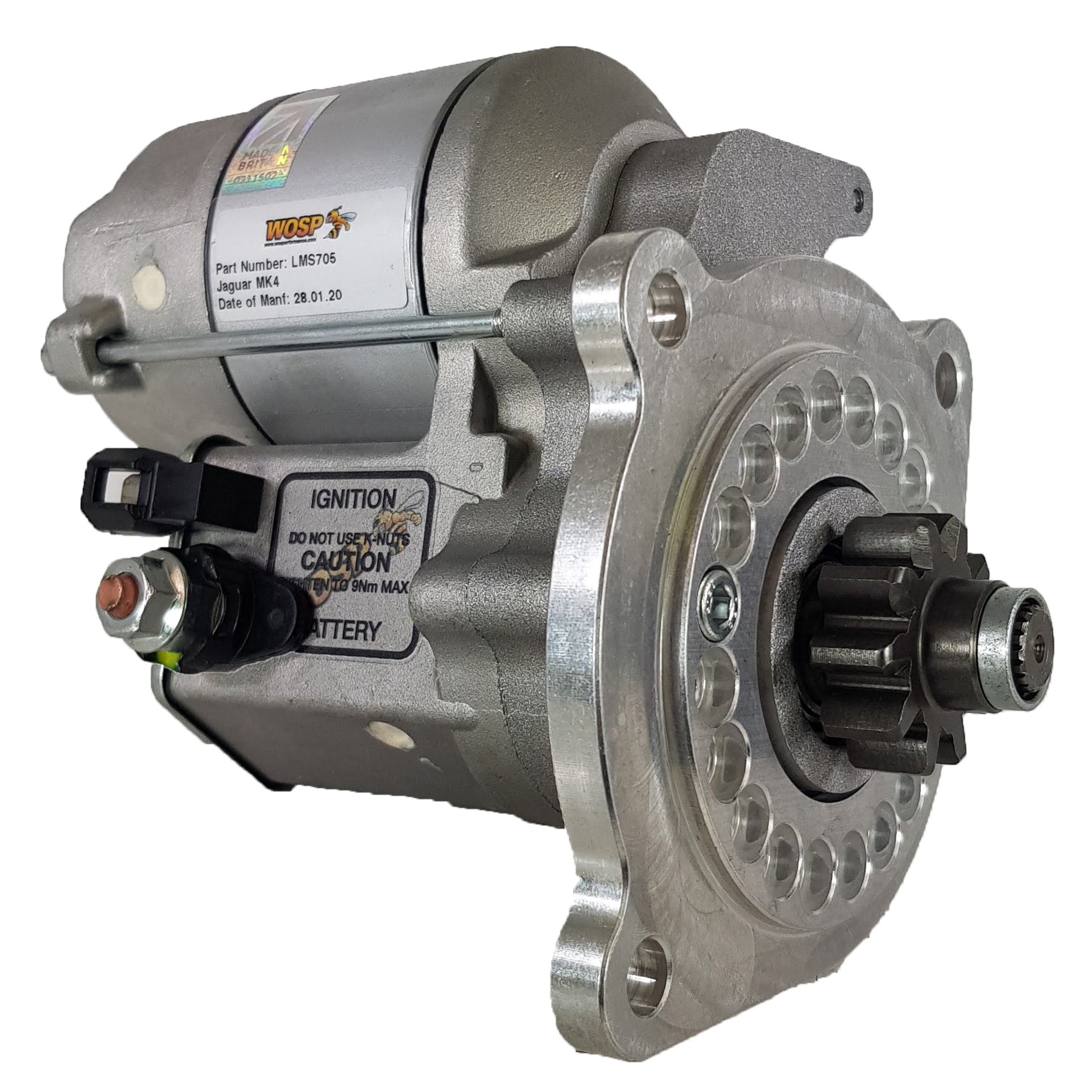 WOSPerformance Jaguar Mk4 high torque starter motor