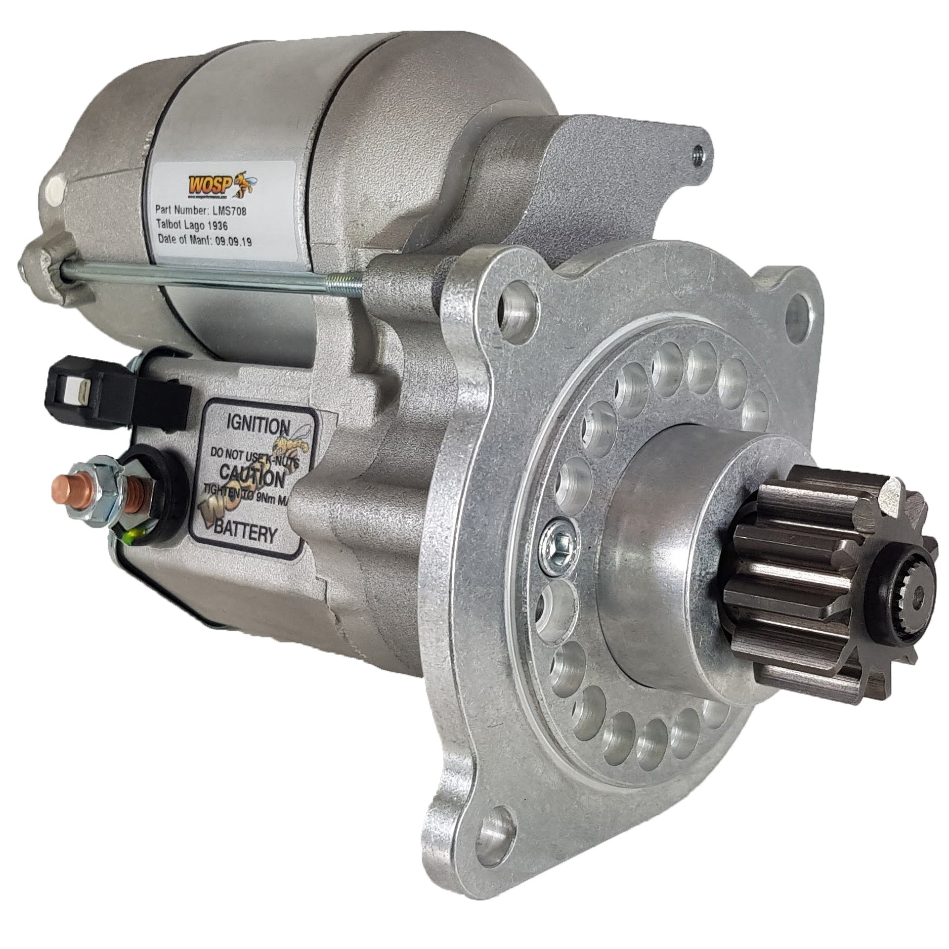 WOSPerformance Talbot Lago 4L high torque starter motor